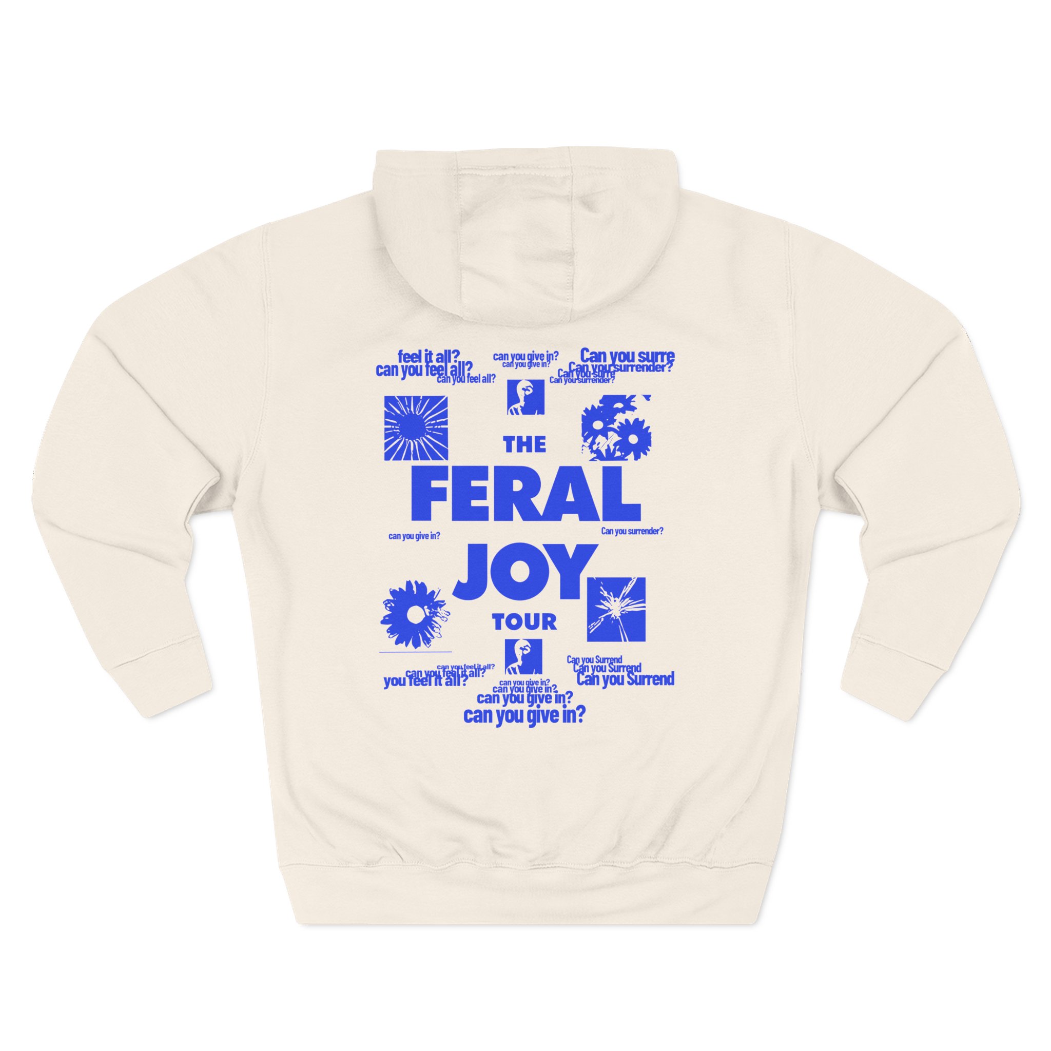 Maggie Rogers the Feral Joy Tour Three-Panel Fleece Hoodie
