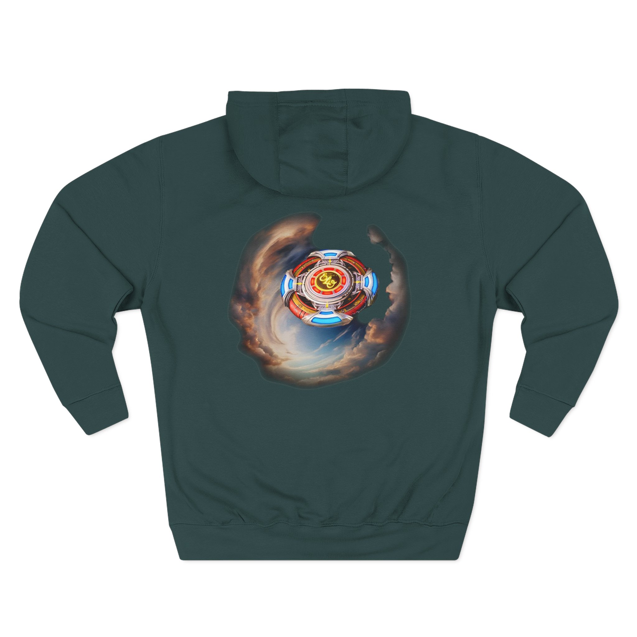 Elo Spaceship Sky Three-Panel Fleece Hoodie