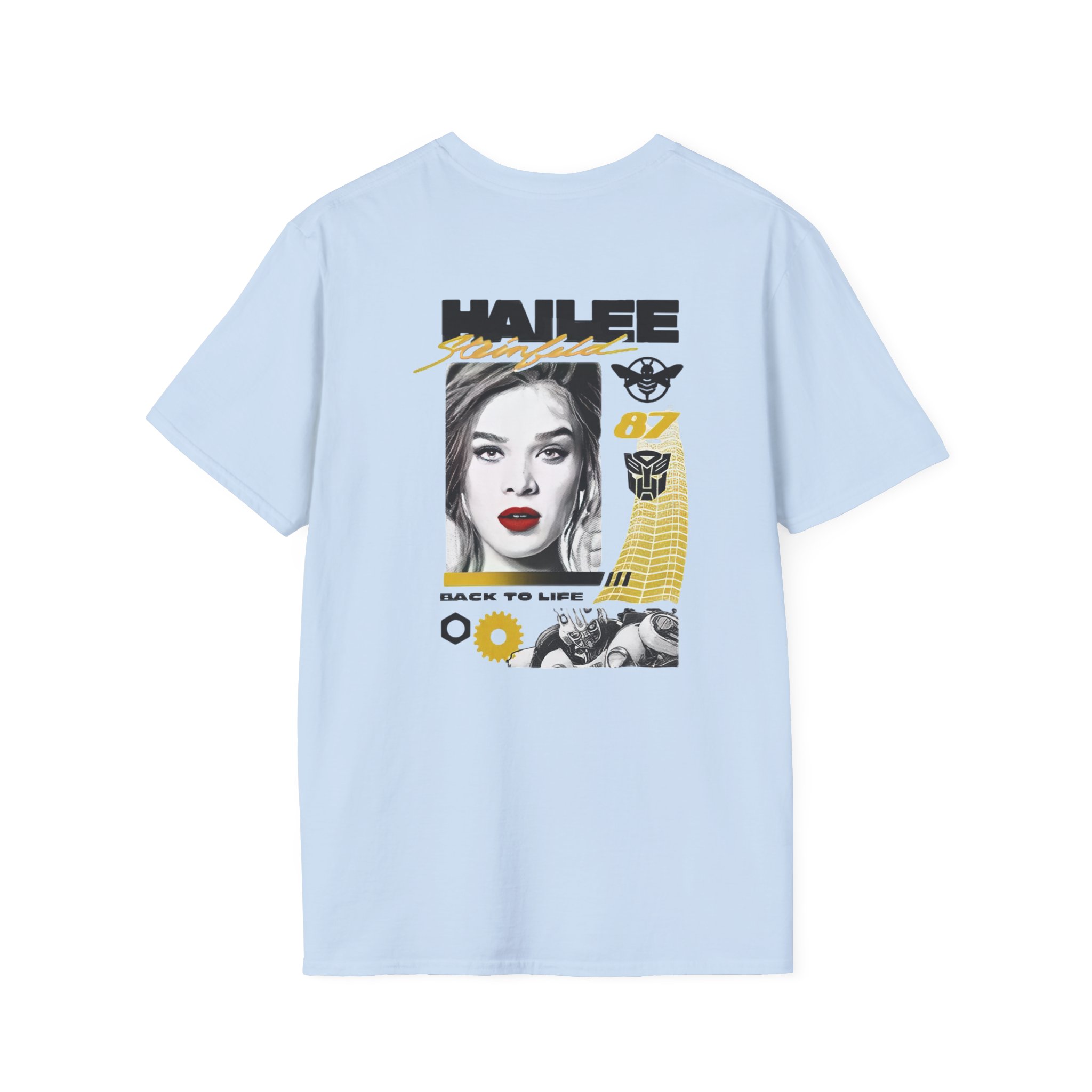 Hailee Steinfeld Bumblebee Moto Unisex Softstyle T-Shirt