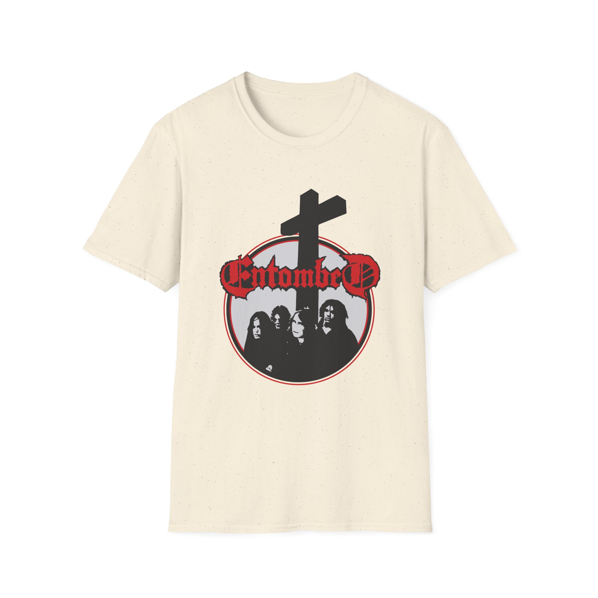 Entombed 3/4 Baseball Left Hand Unisex Softstyle T-Shirt