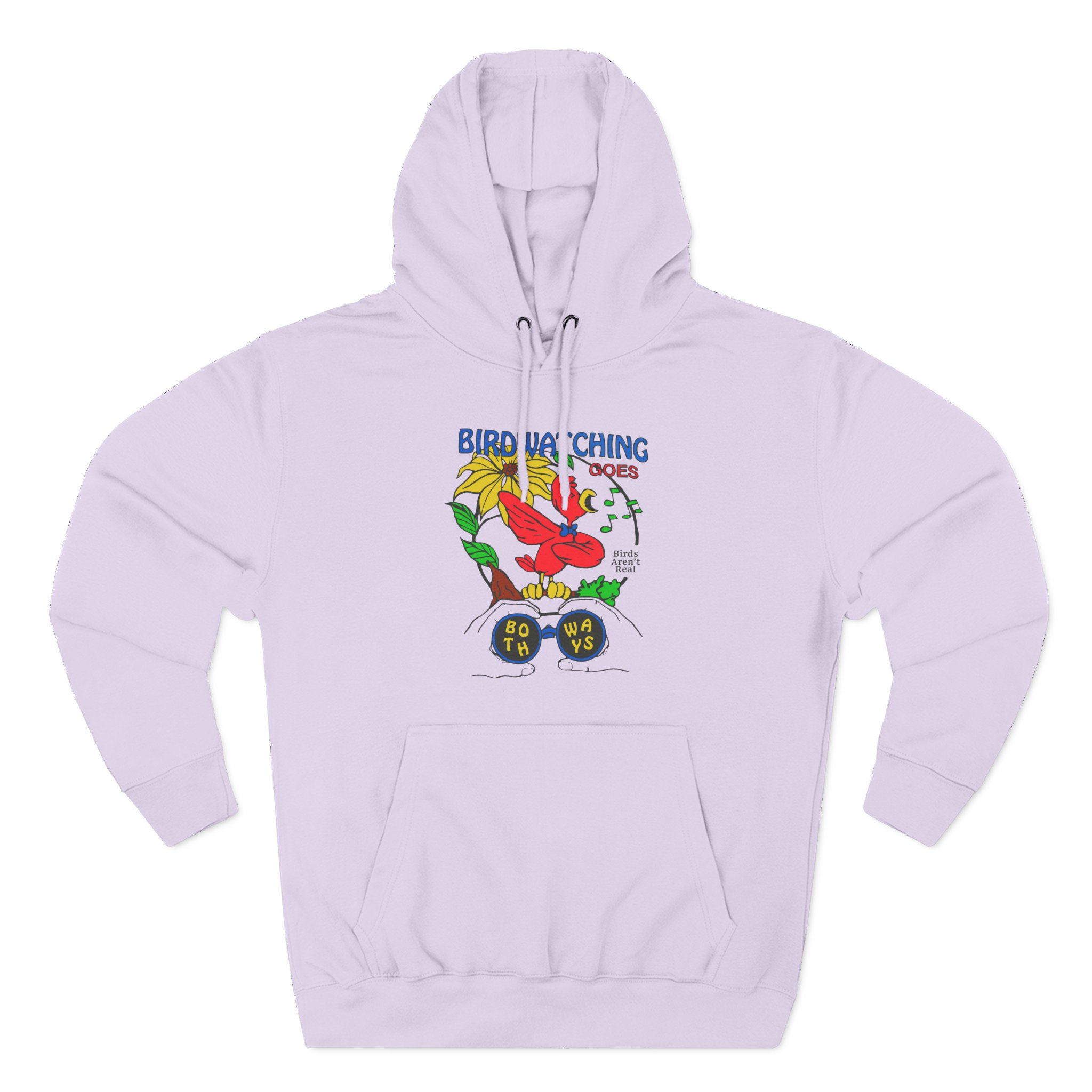 Birds Arent Real Three-Panel Fleece Hoodie