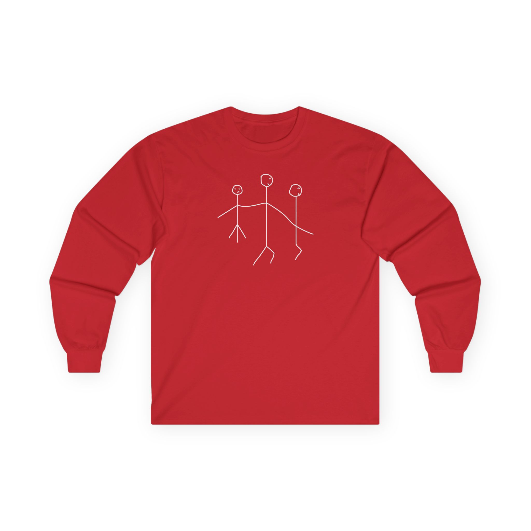 Leith Ross Stick Figures Unisex Ultra Cotton Long Sleeve Tee