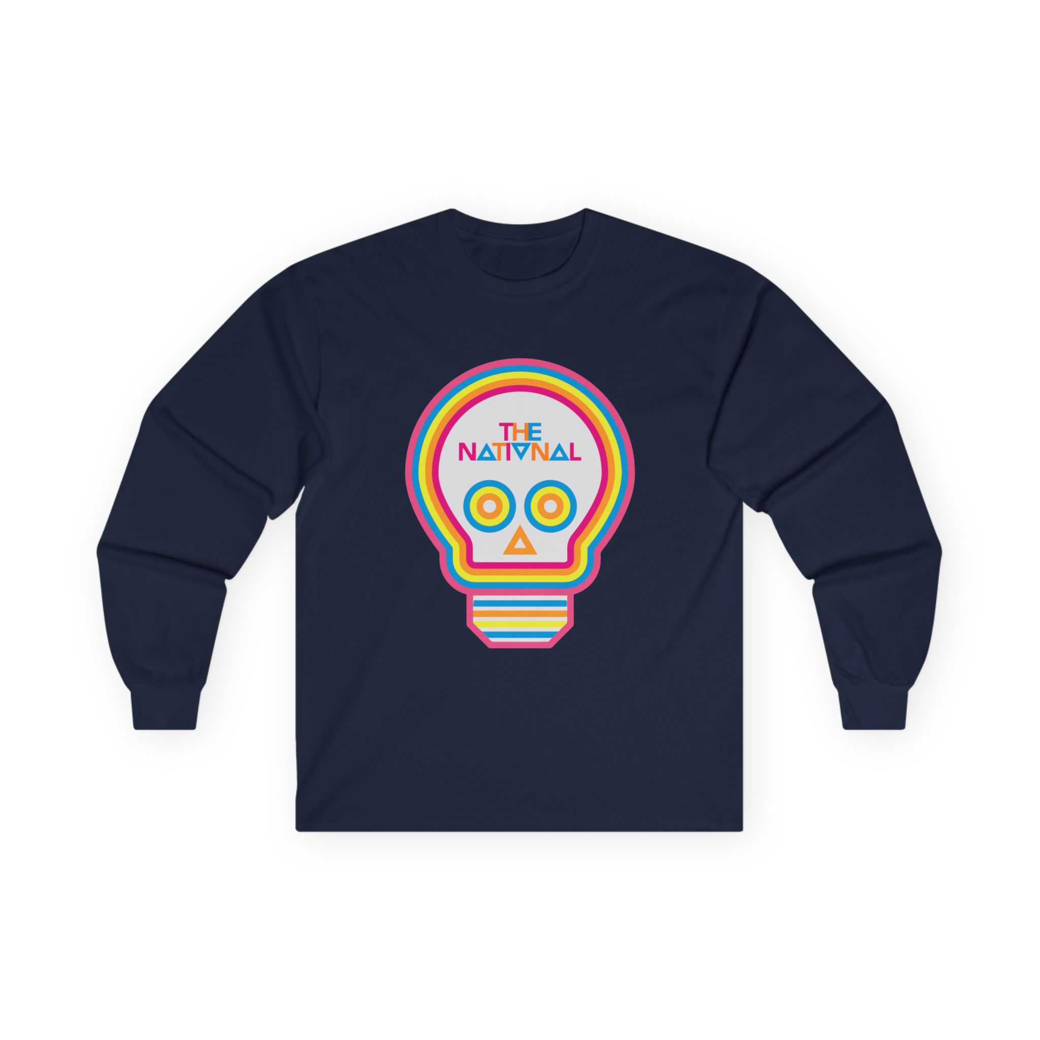 The National Lightbulb Skull Unisex Ultra Cotton Long Sleeve Tee