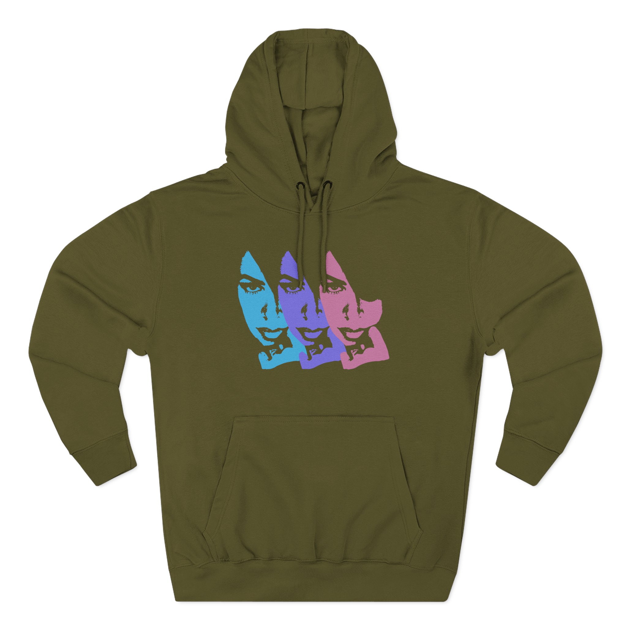 Aaliyah Three-Panel Fleece Hoodie