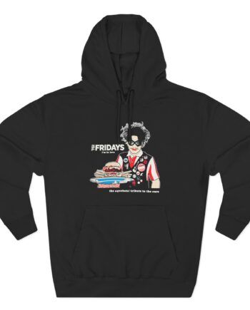The Aquabats TGI Fridays I'm In Love Tribute To The Cure Three-Panel Fleece Hoodie