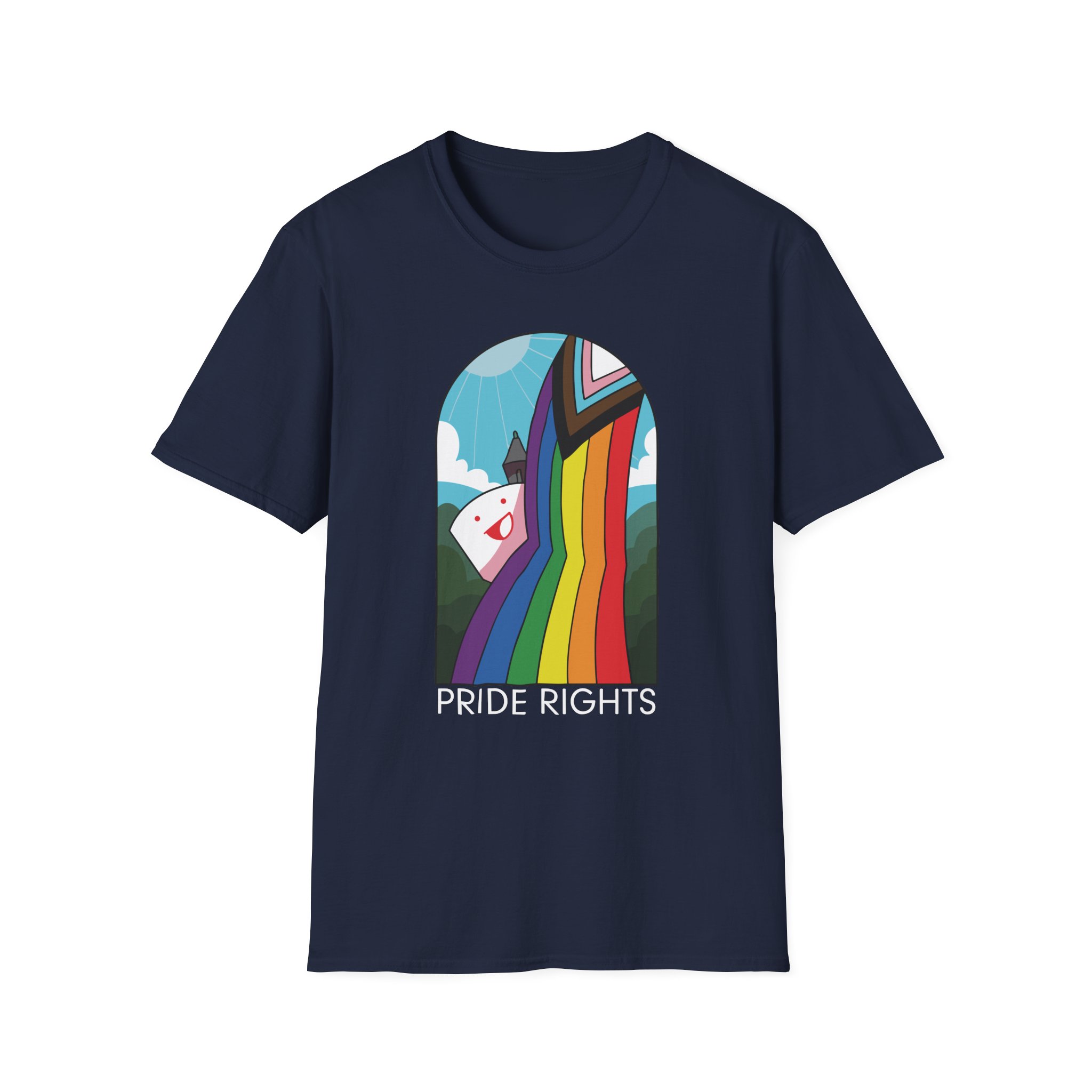 Drawfee Pride Rights Unisex Softstyle T-Shirt