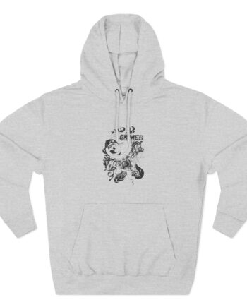 Grimes Three-panel Fleece Hoodie