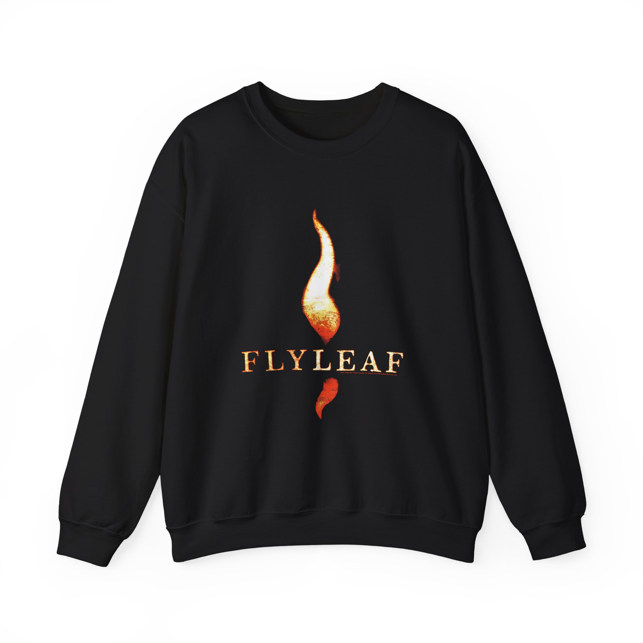 Flyleaf Flame Logo Unisex Heavy Blendâ„¢ Crewneck Sweatshirt