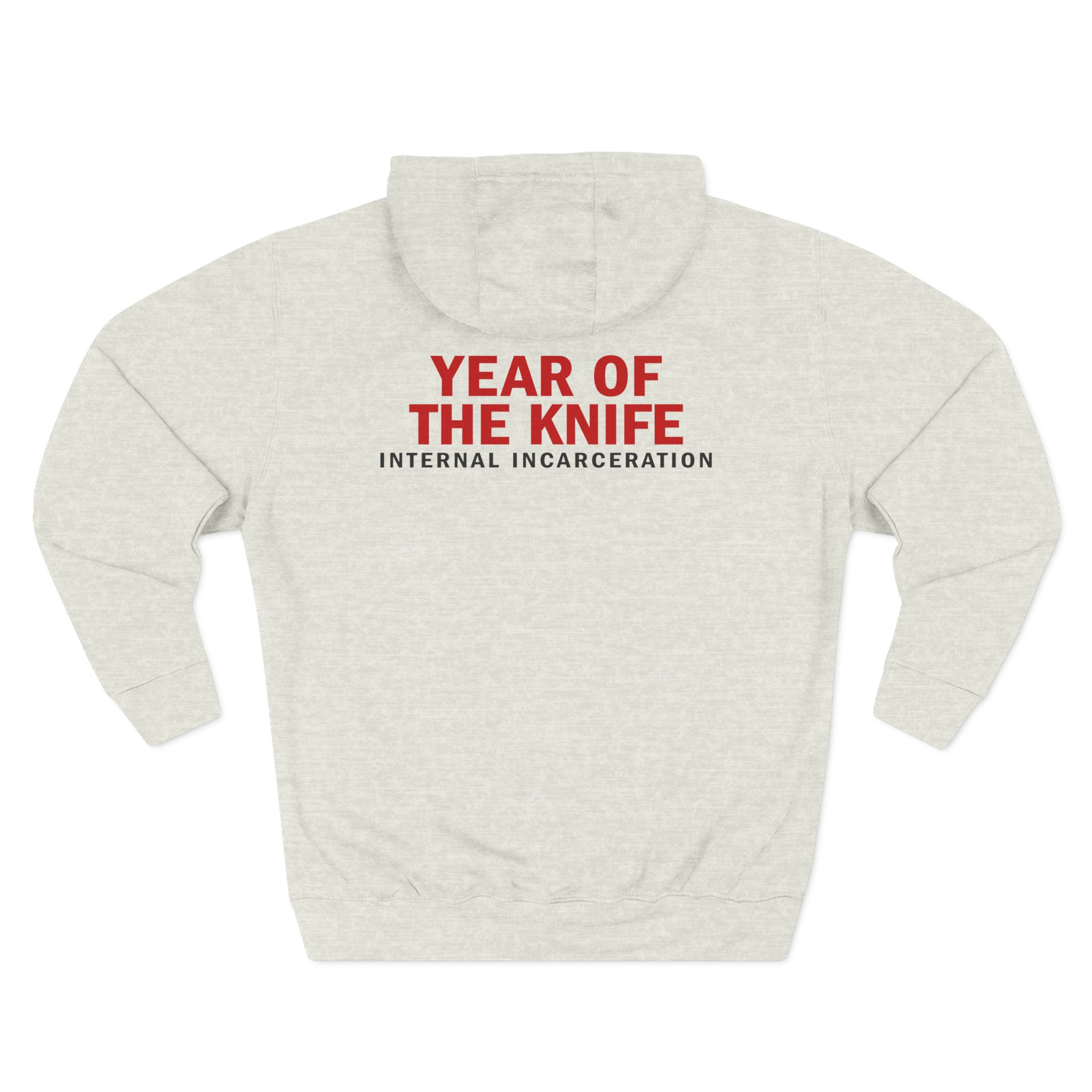 Year of the Knife Three-Panel Fleece Hoodie