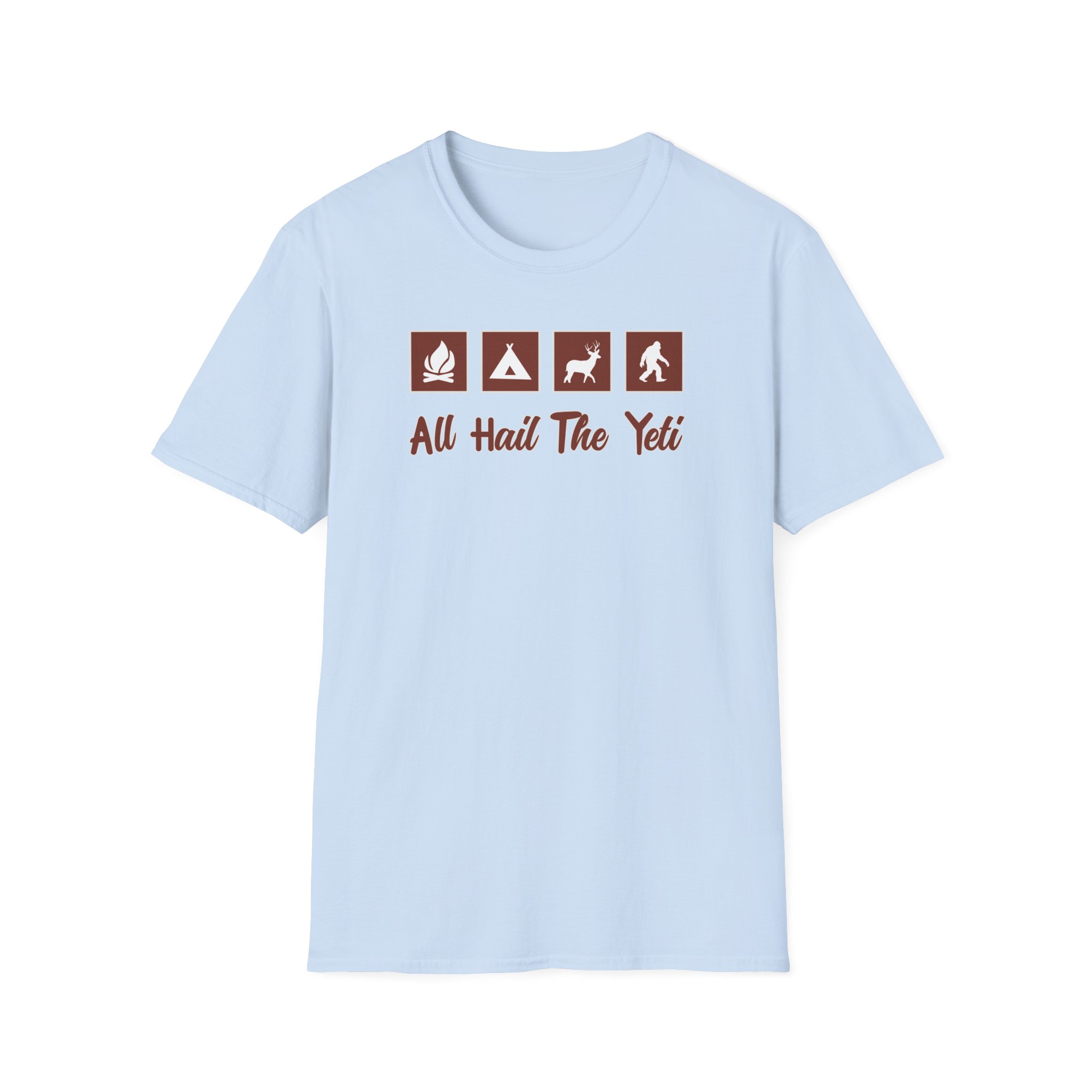 All Hail the Yeti Unisex Softstyle T-Shirt