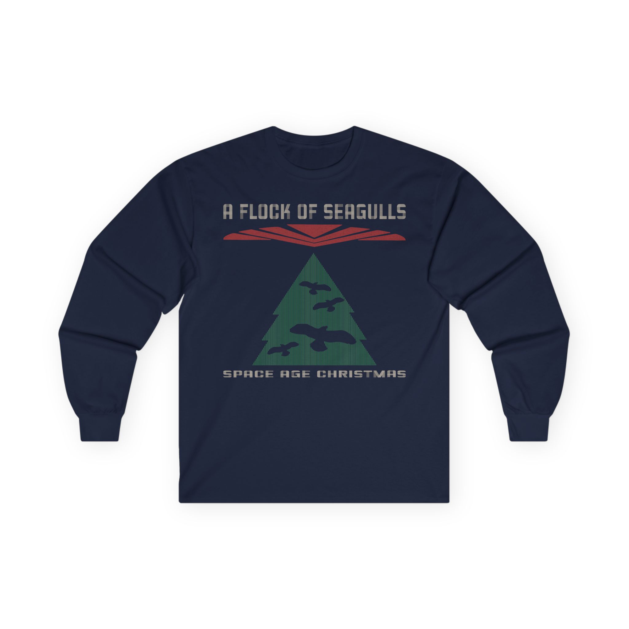 A Flock of Seagulls Ugly Xmas Unisex Ultra Cotton Long Sleeve Tee