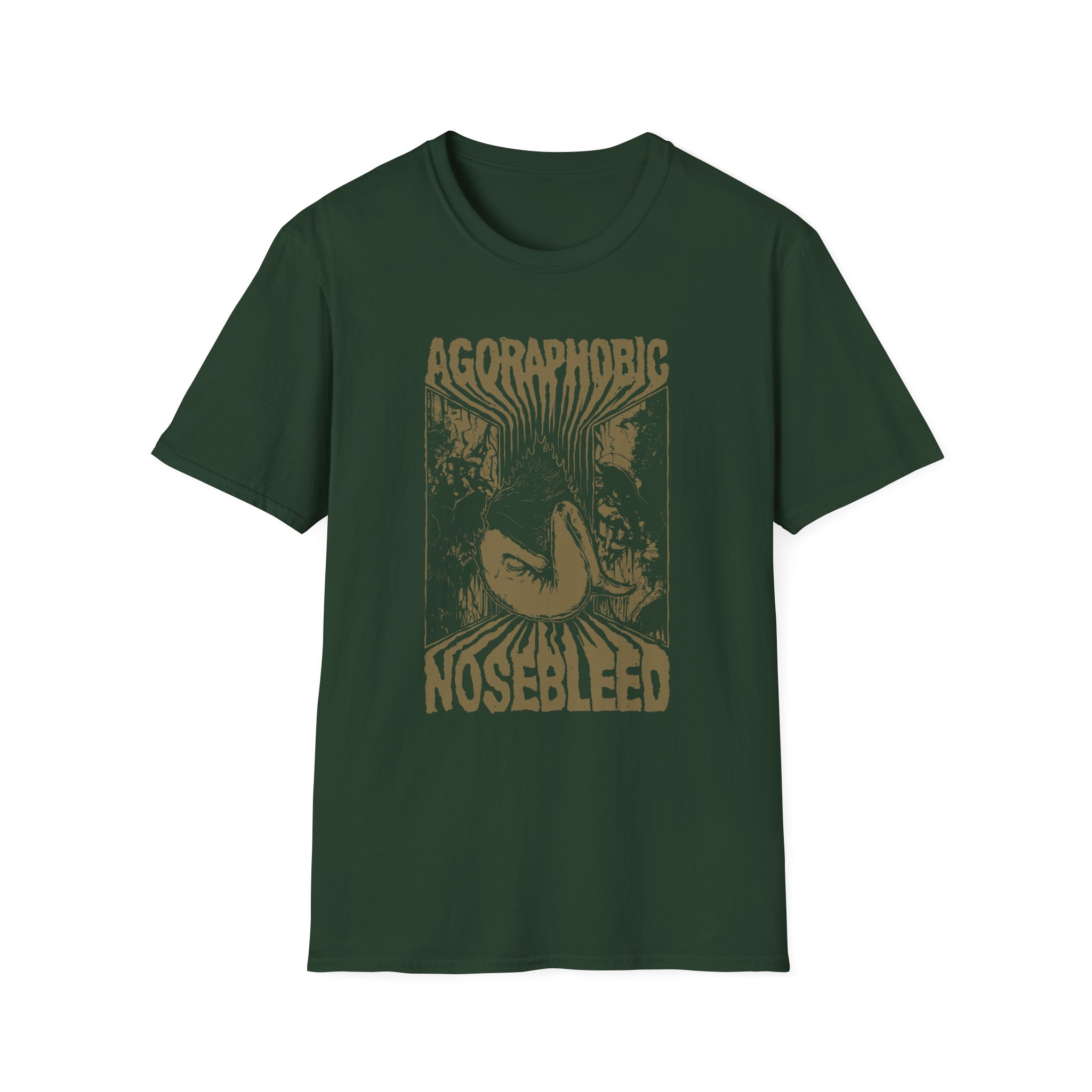 Agoraphobic Nosebleed Gnaw Unisex Softstyle T-Shirt