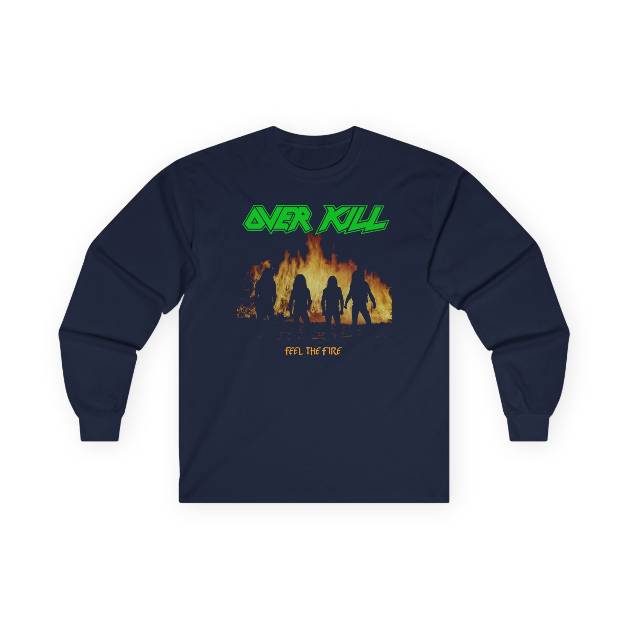 Overkill Feel the Fire Unisex Ultra Cotton Long Sleeve Tee