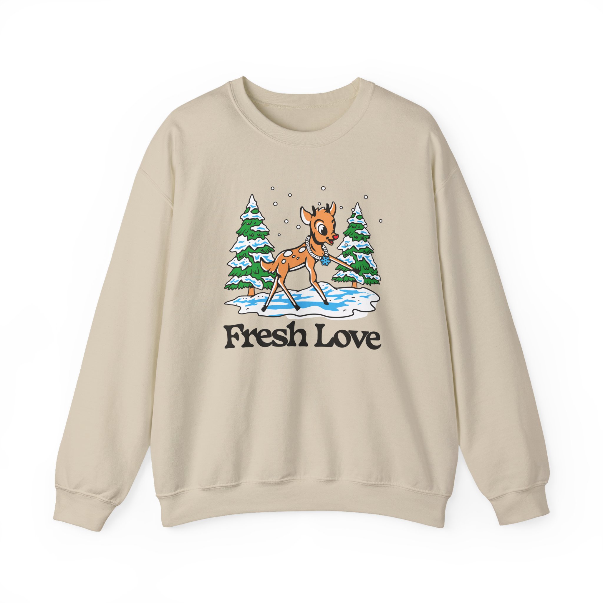 Fresh Love Snow Dough Unisex Heavy Blendâ„¢ Crewneck Sweatshirt