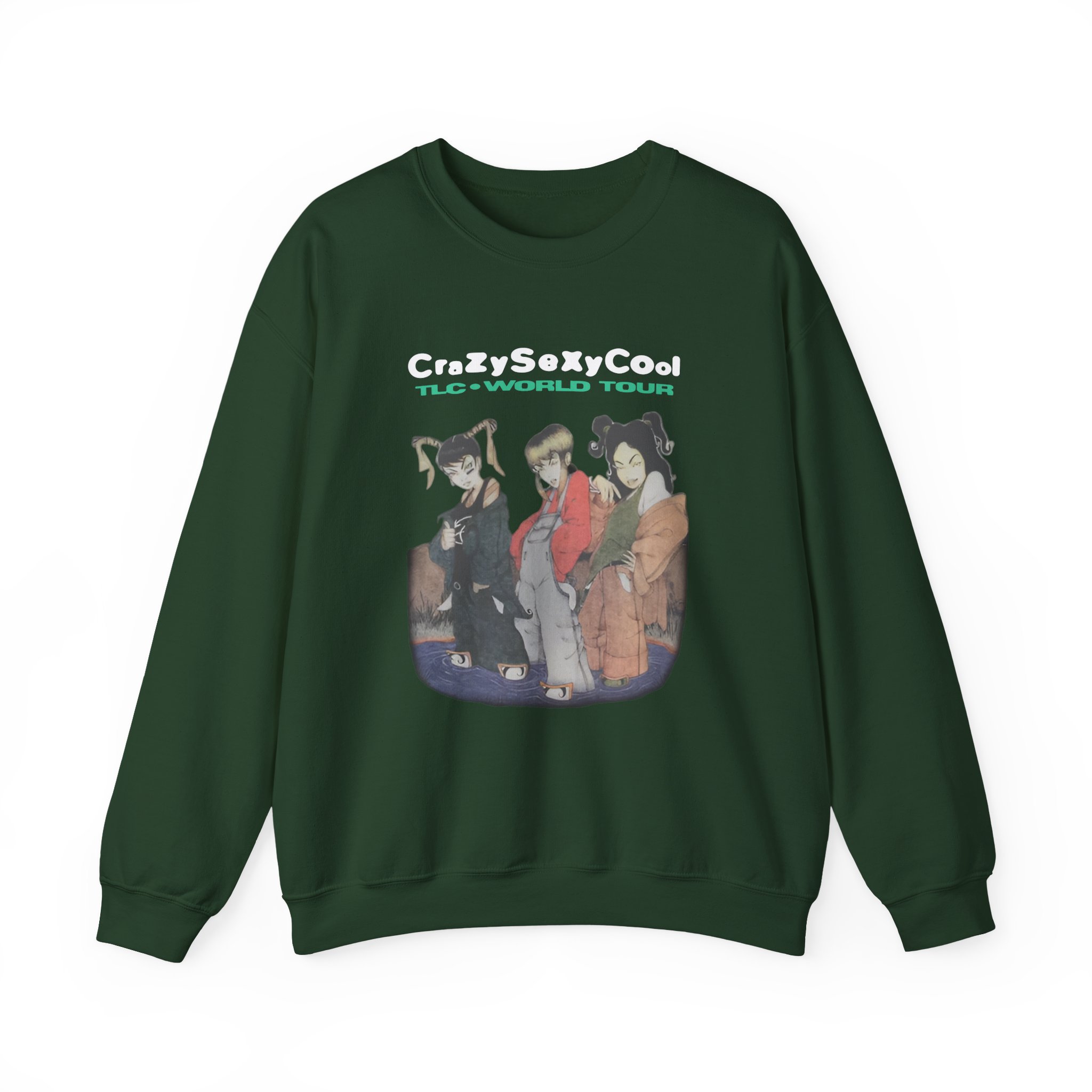 TLC CrazySexyCool Anime Unisex Heavy Blendâ„¢ Crewneck Sweatshirt