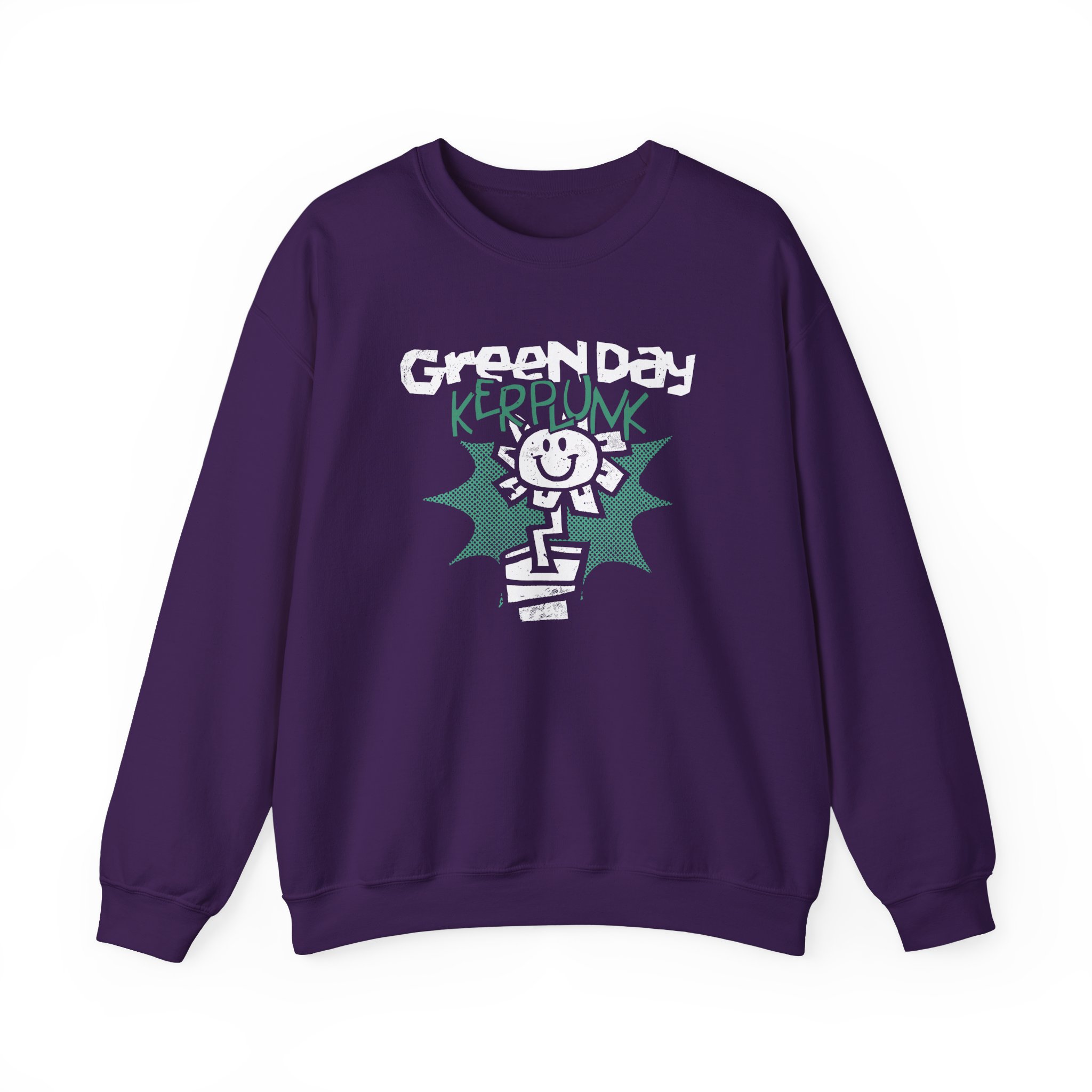 Green Day Kerplunk Vintage Flower Unisex Heavy Blendâ„¢ Crewneck Sweatshirt