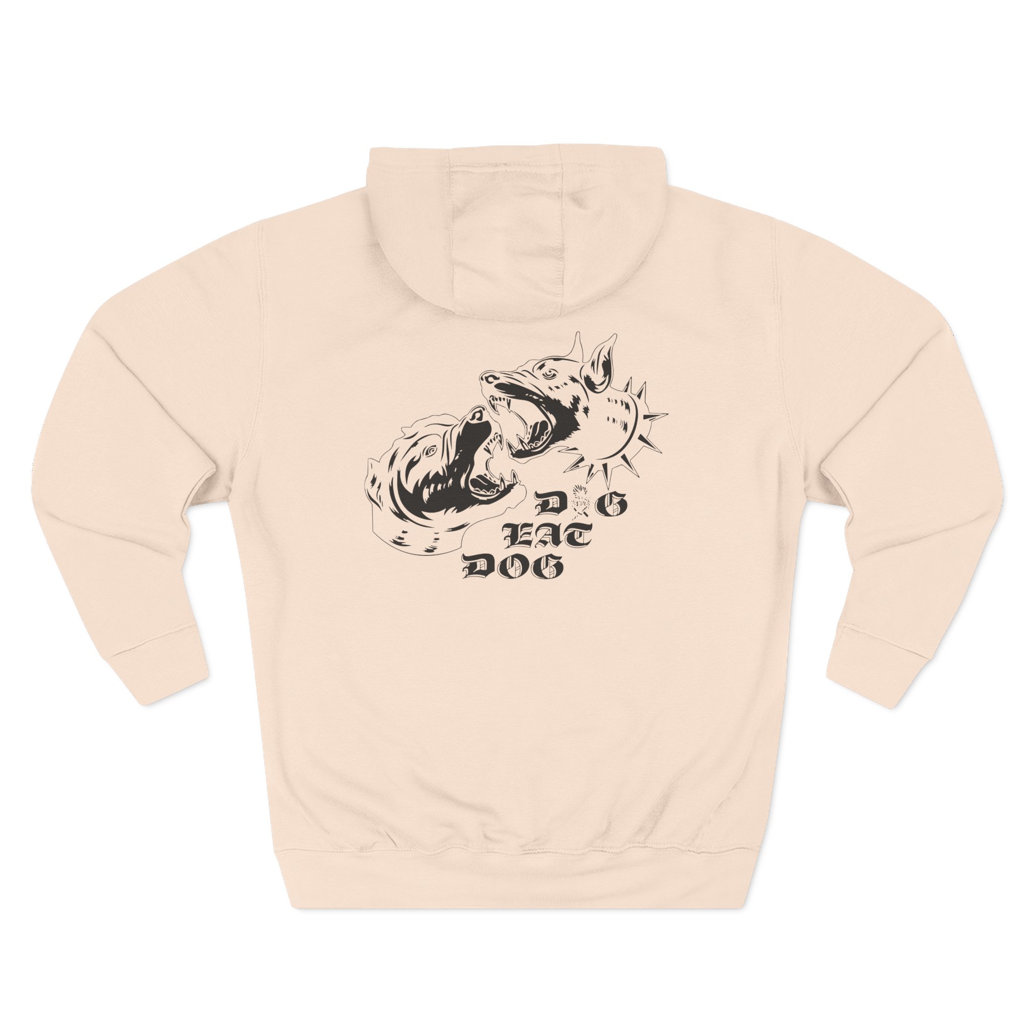 Dog Eat Dog Three-Panel Fleece Hoodie