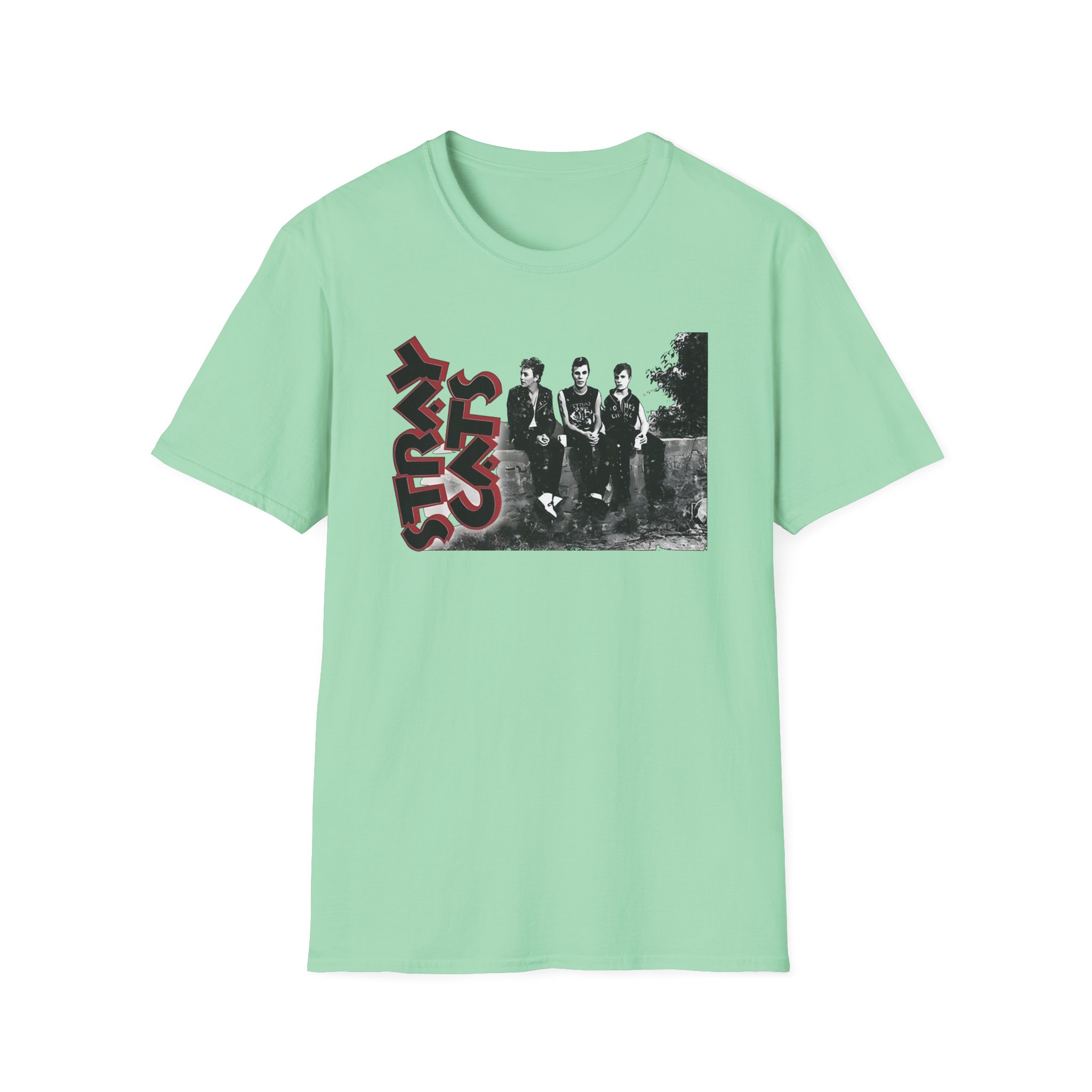 Stray Cats Three Cats Unisex Softstyle T-Shirt