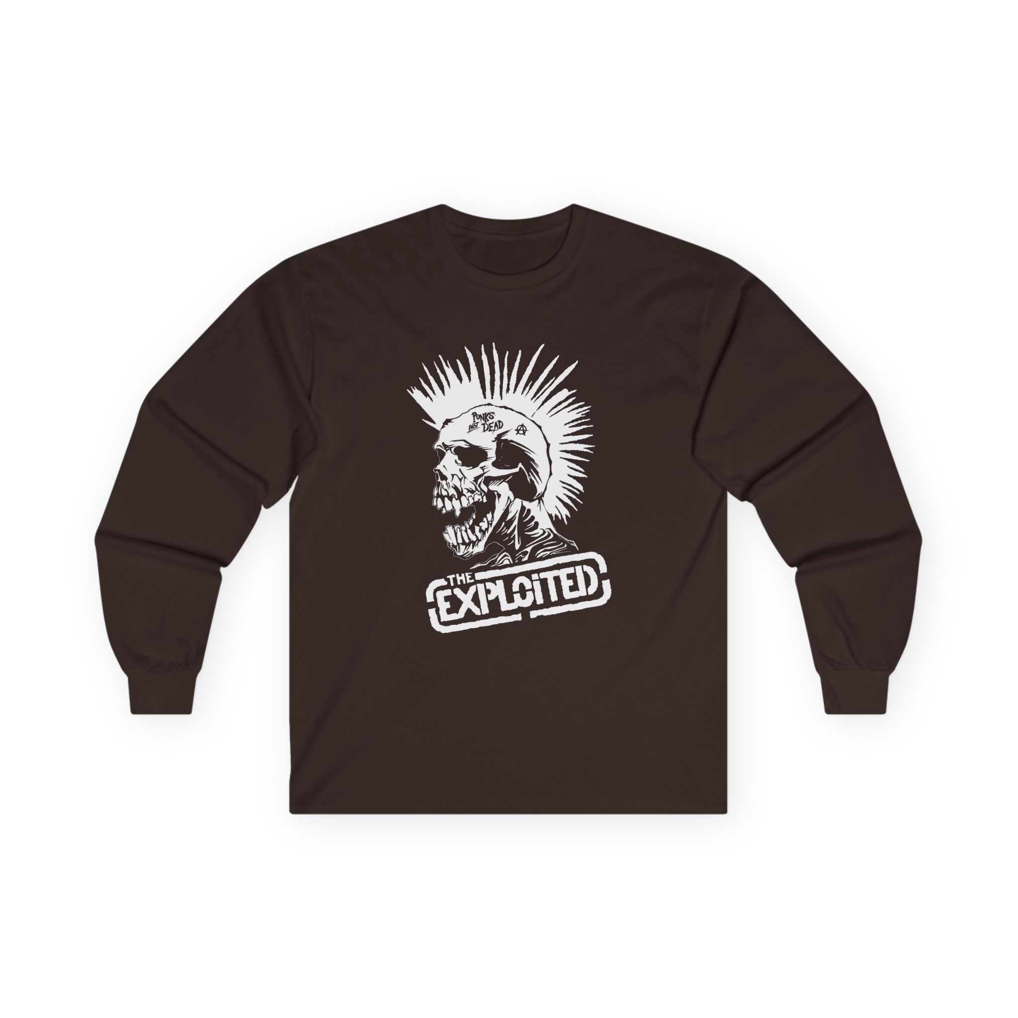 The Exploited Punk's Not Dead Unisex Ultra Cotton Long Sleeve Tee