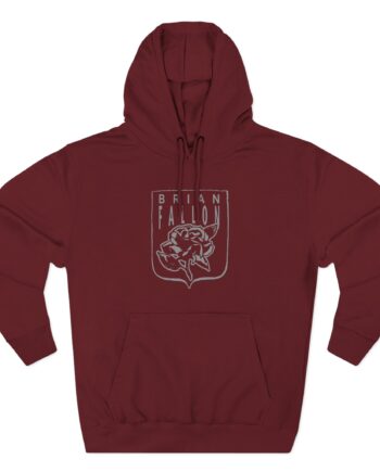 Brian Fallon Rose Three-Panel Fleece Hoodie