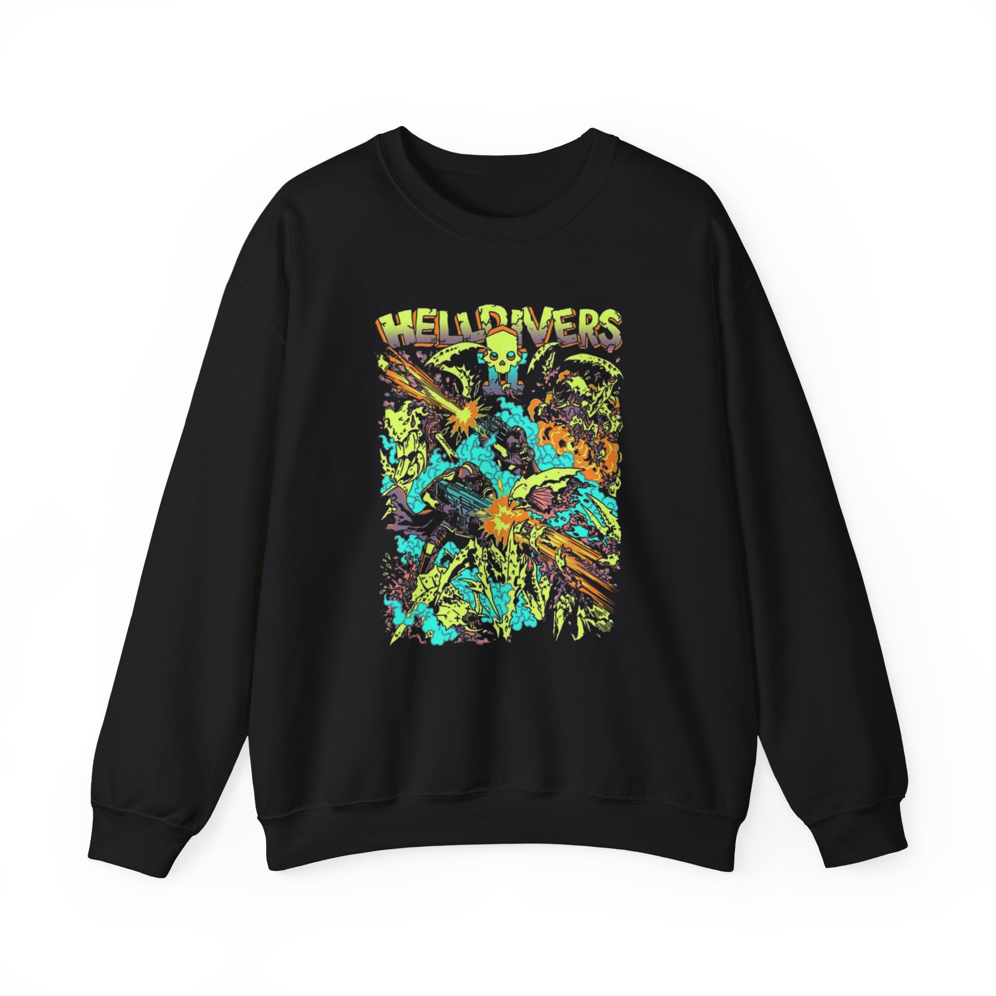 Helldivers the Taste of Freedom Unisex Heavy Blendâ„¢ Crewneck Sweatshirt