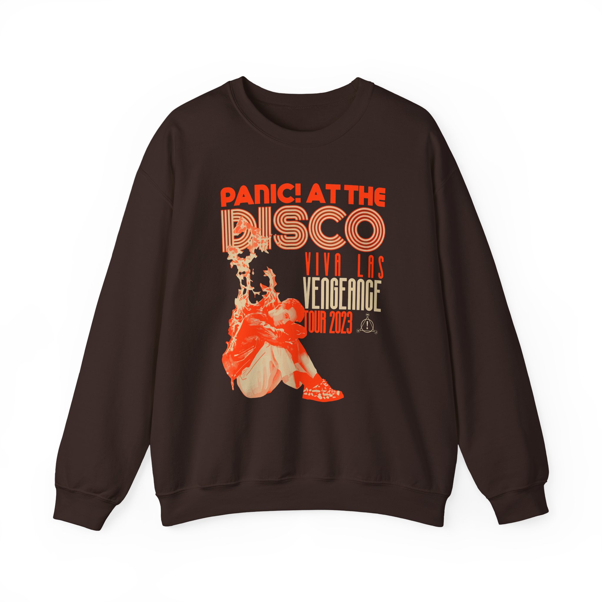 Panic at the Disco Eu/uk Flame Tour Unisex Heavy Blendâ„¢ Crewneck Sweatshirt