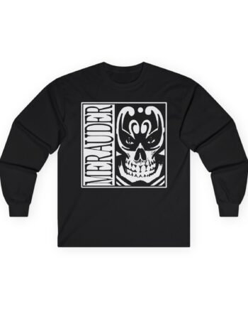 Merauder Skull Unisex Ultra Cotton Long Sleeve Tee