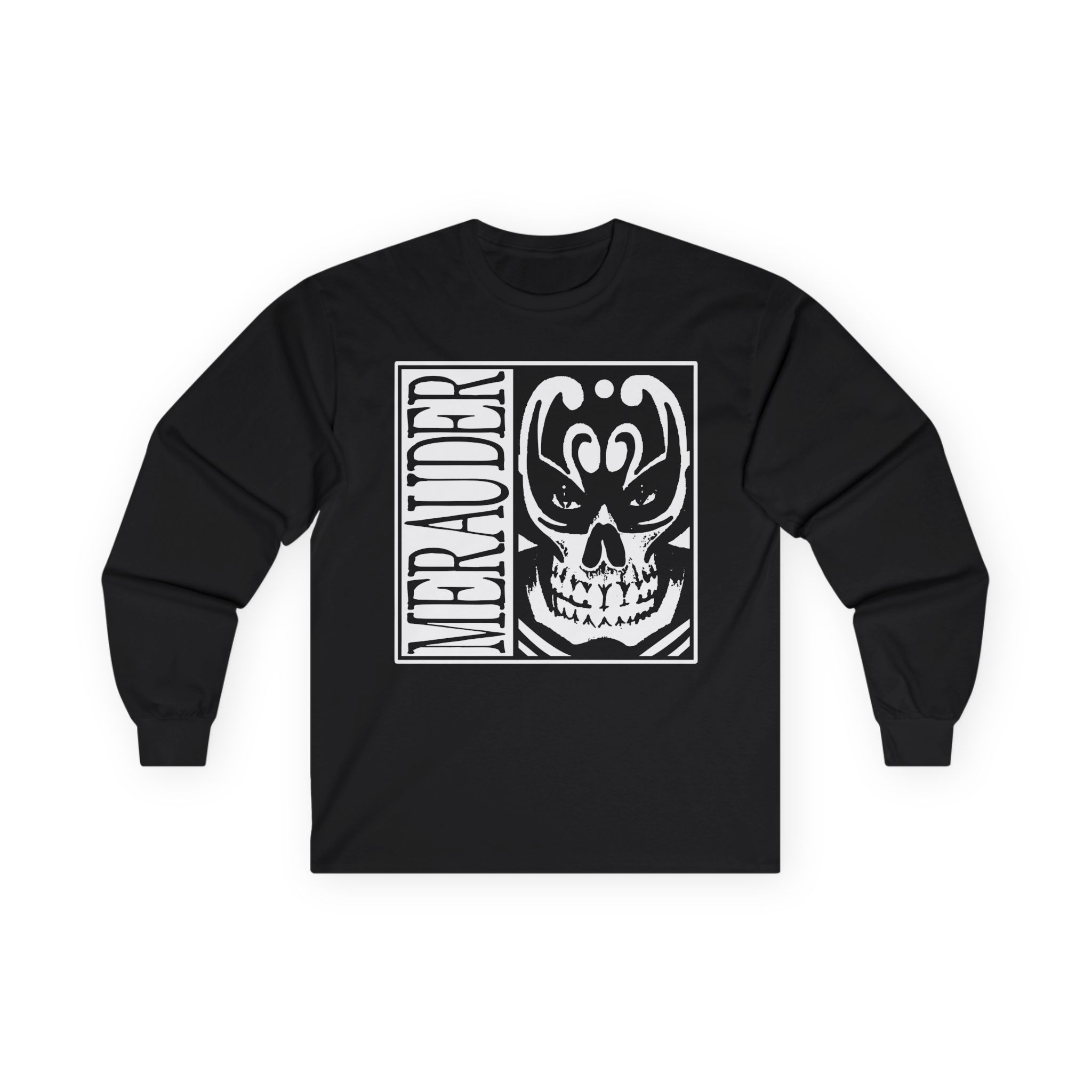 Merauder Skull Unisex Ultra Cotton Long Sleeve Tee