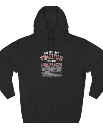 Ymh Friends In Really Low Places Three-Panel Fleece Hoodie