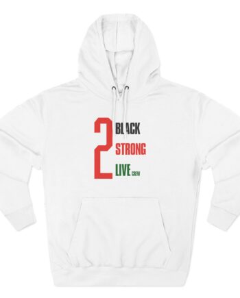 2 Live Crew Black Strong Three-Panel Fleece Hoodie