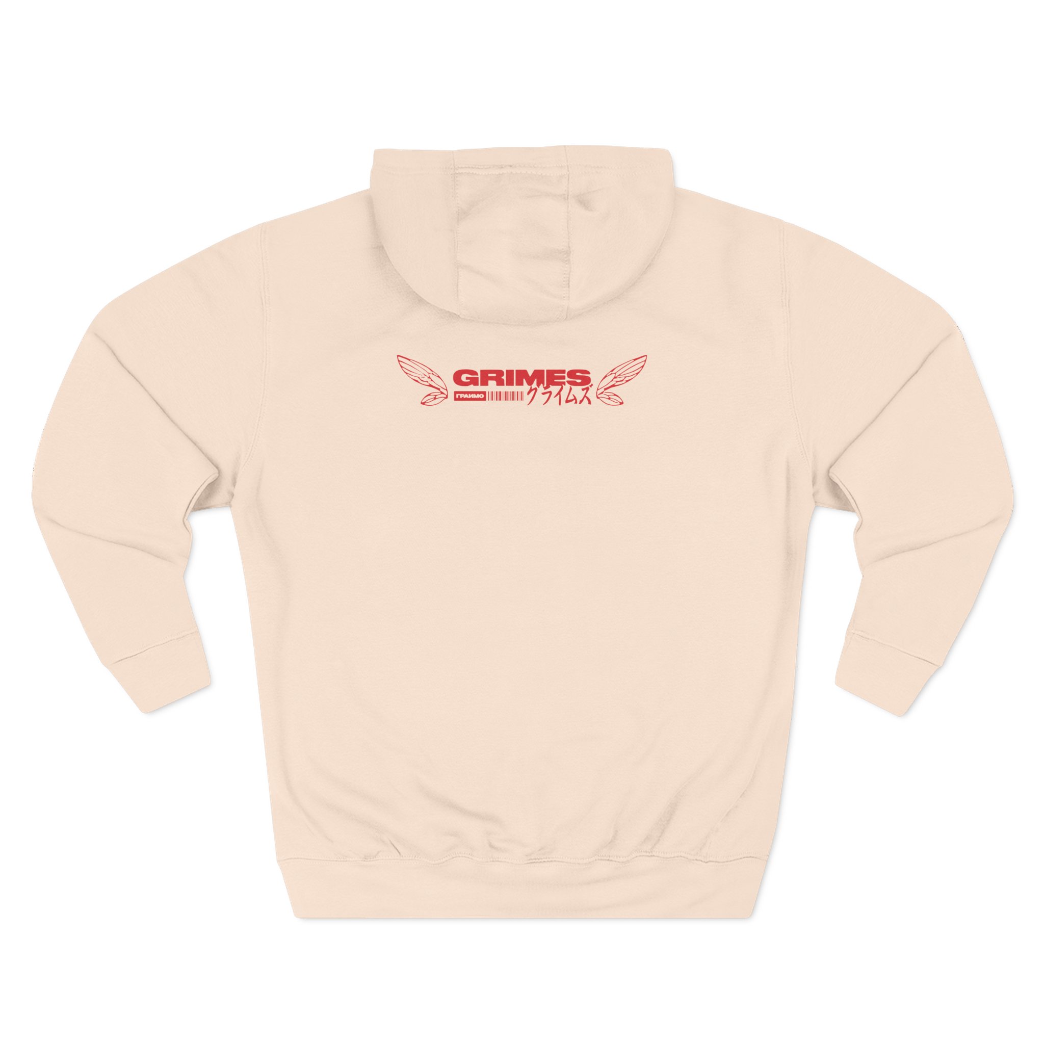 Grimes Three-panel Fleece Hoodie