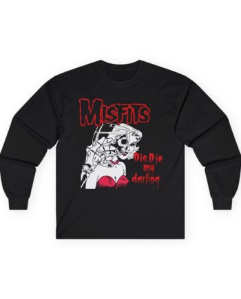 Misfits Die Die My Valentine Unisex Ultra Cotton Long Sleeve Tee