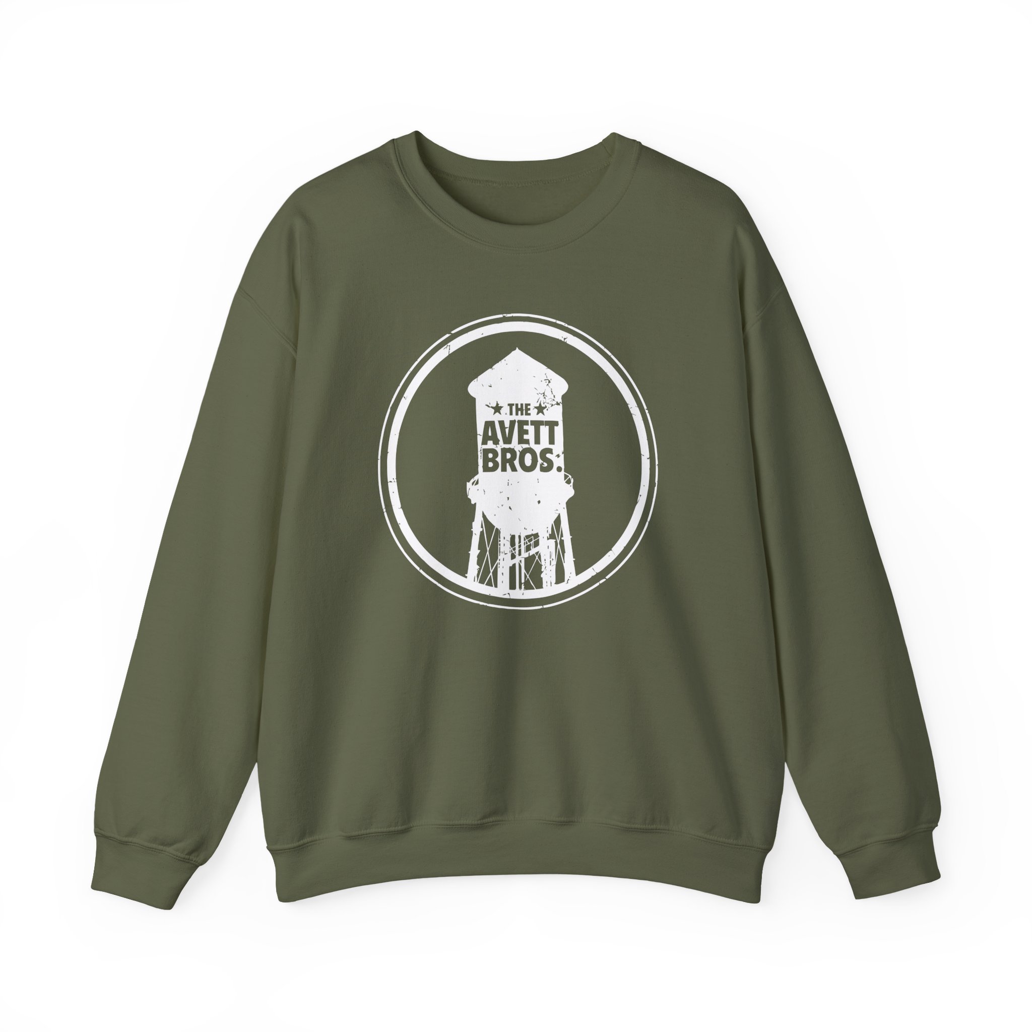 Avett Brothers Water Tower Unisex Heavy Blendâ„¢ Crewneck Sweatshirt