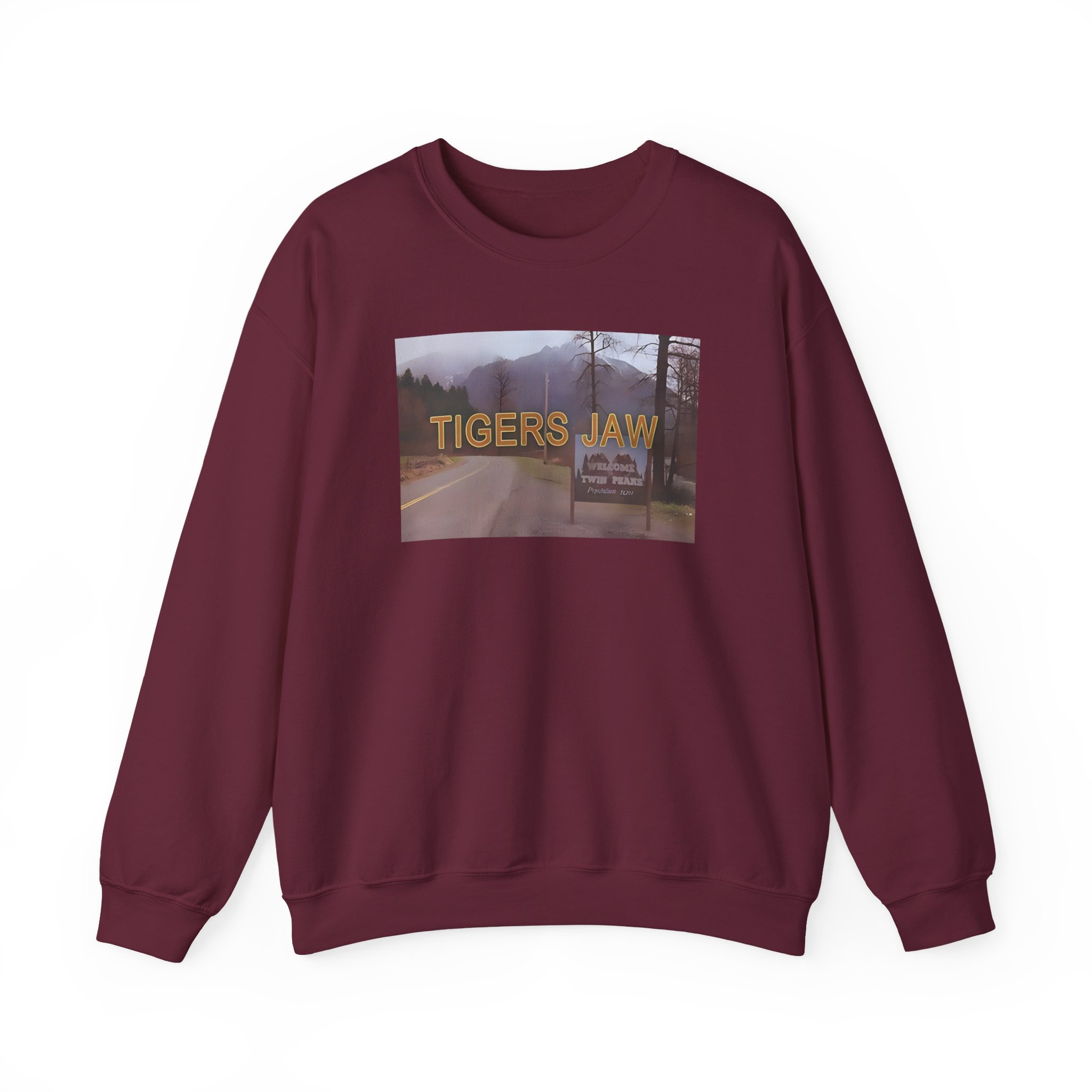 Tigers Jaw Twin Peaks Unisex Heavy Blendâ„¢ Crewneck Sweatshirt