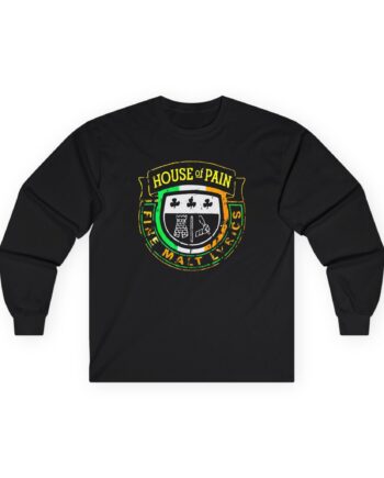 House of Pain Crest Distress Unisex Ultra Cotton Long Sleeve Tee