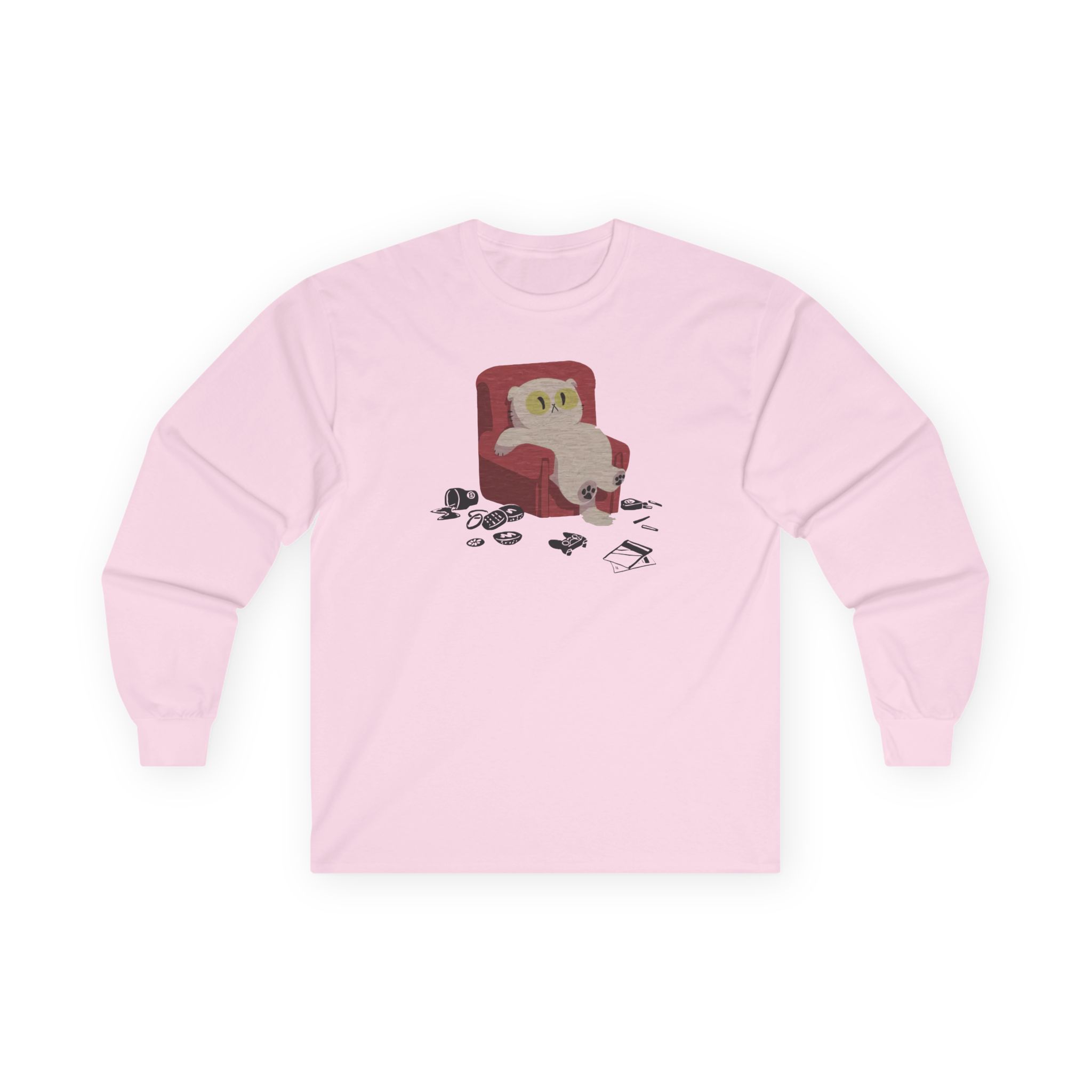 Lirik Lazycat Unisex Ultra Cotton Long Sleeve Tee