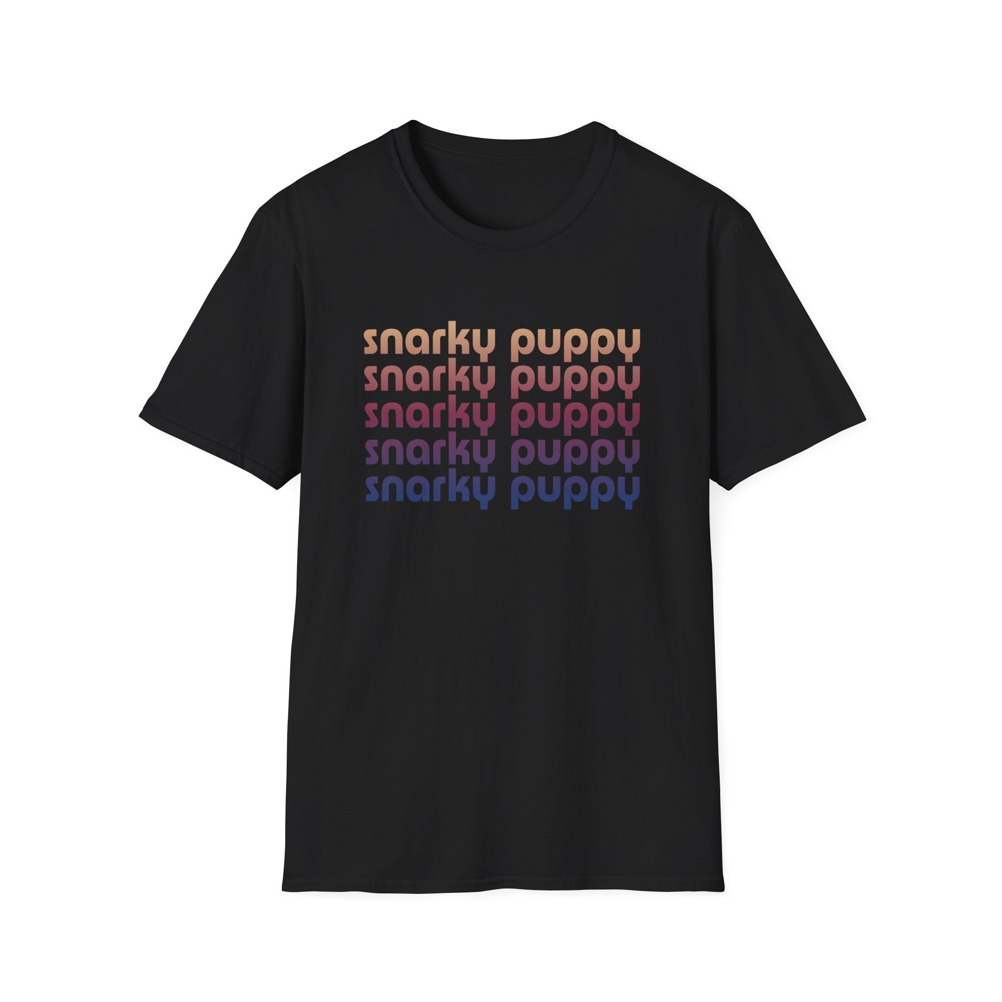Snarky Puppy Repeating Logo Unisex Softstyle T-shirt
