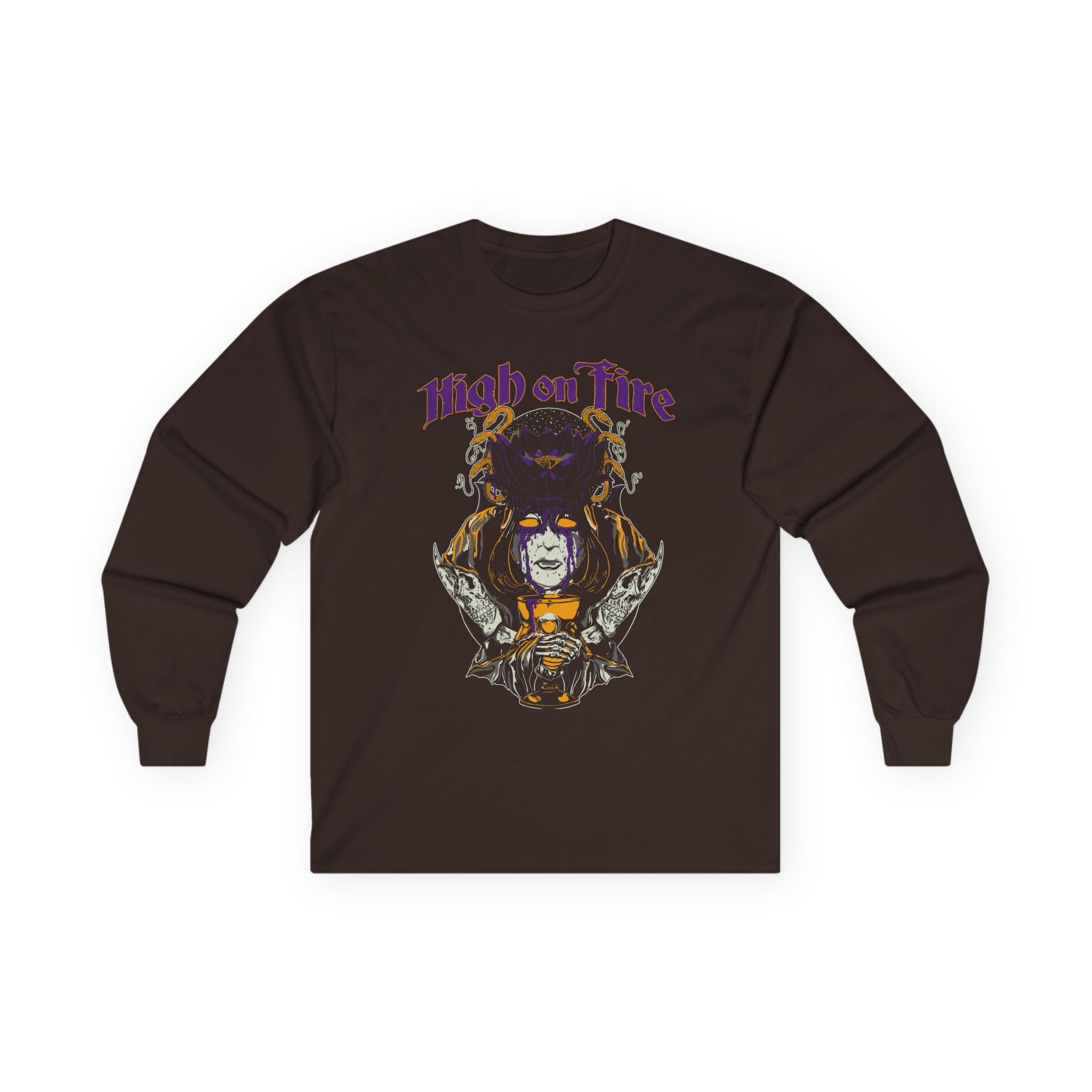High on Fire Black Lotus Unisex Ultra Cotton Long Sleeve Tee