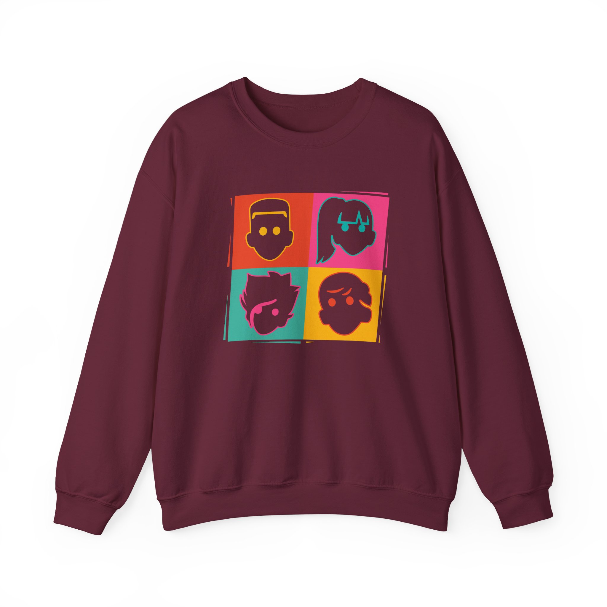 Grounded Faces Unisex Heavy Blendâ„¢ Crewneck Sweatshirt