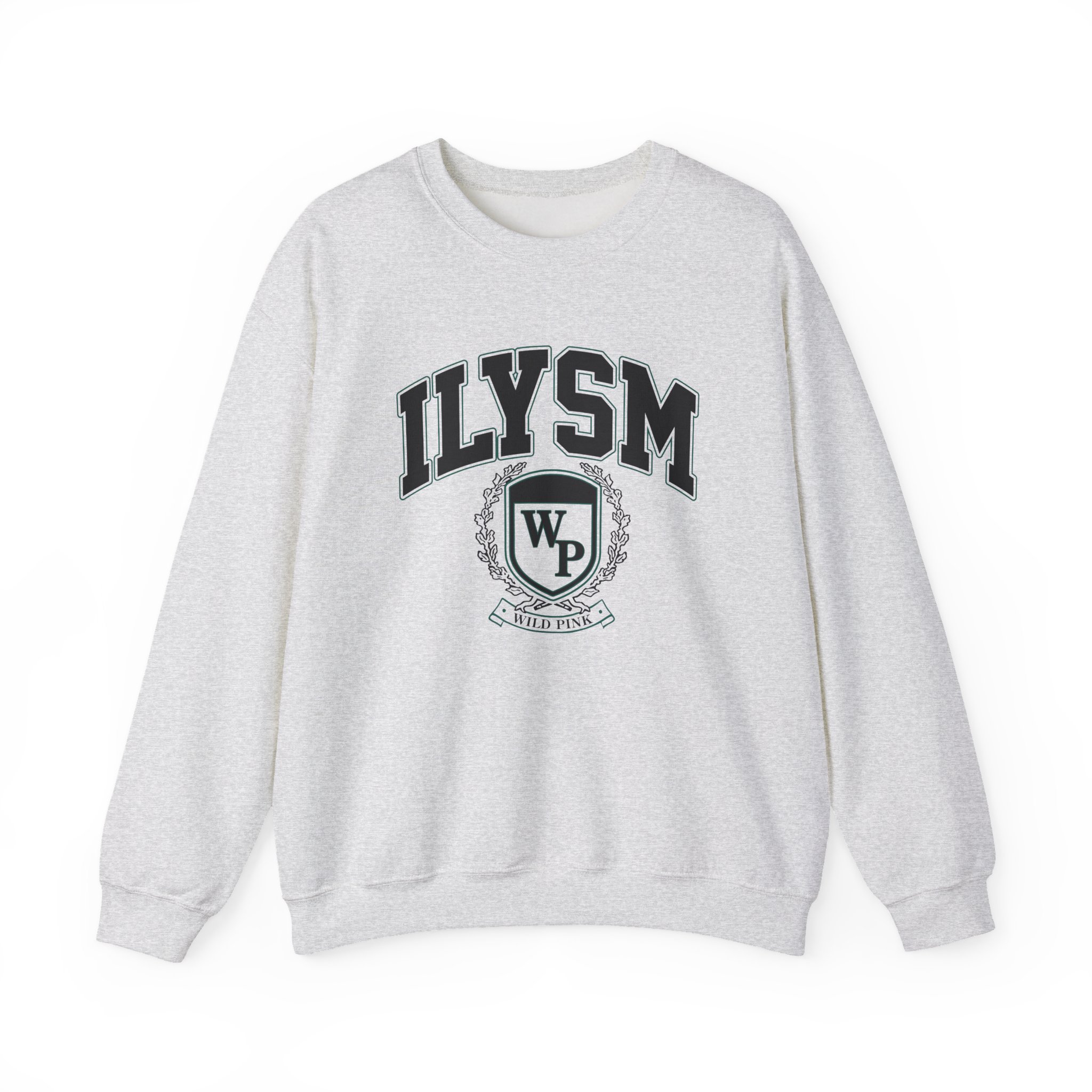 Wild Pink Ilysm Crew Collegiate Unisex Heavy Blendâ„¢ Crewneck Sweatshirt