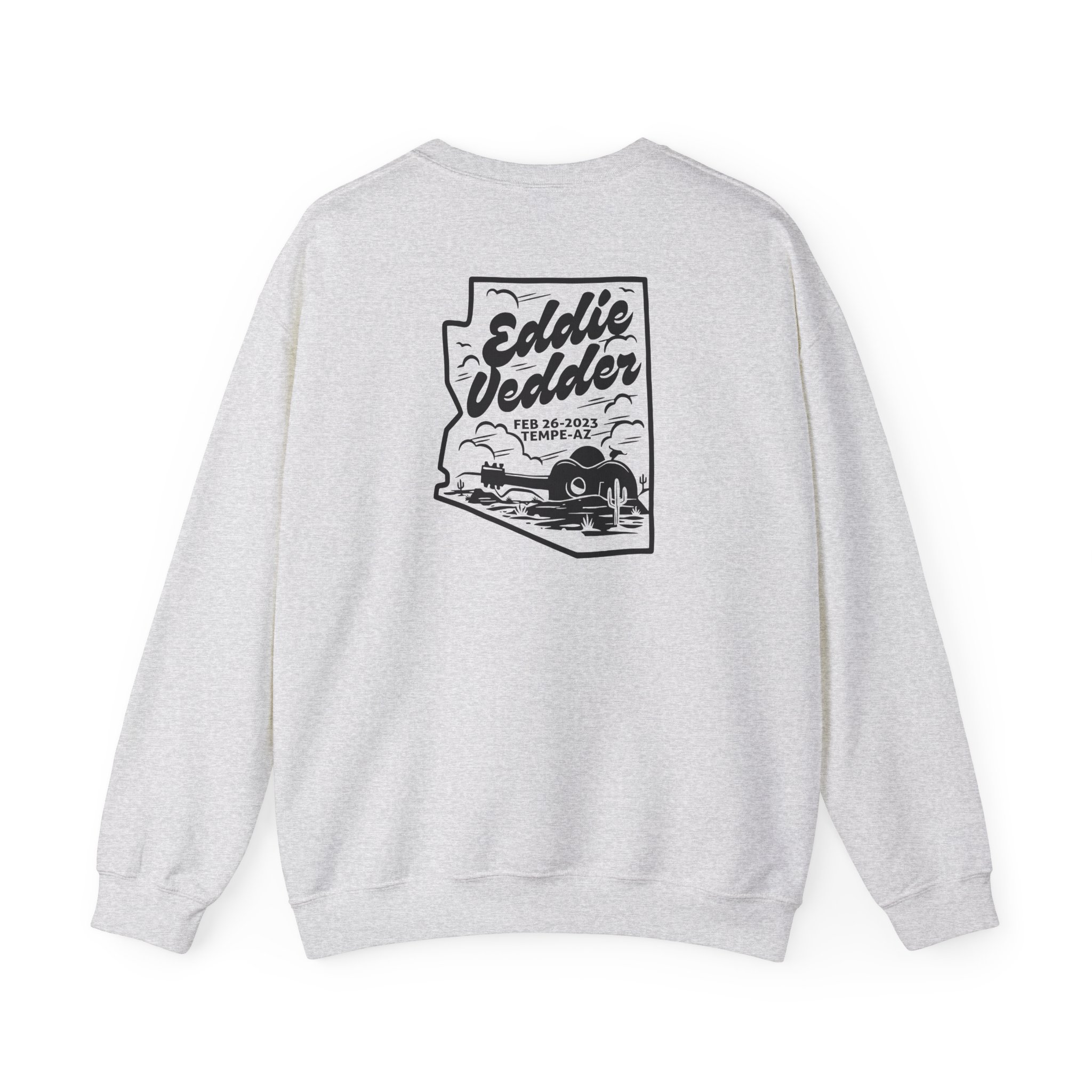 Eddie Vedder AZ Map Unisex Heavy Blendâ„¢ Crewneck Sweatshirt