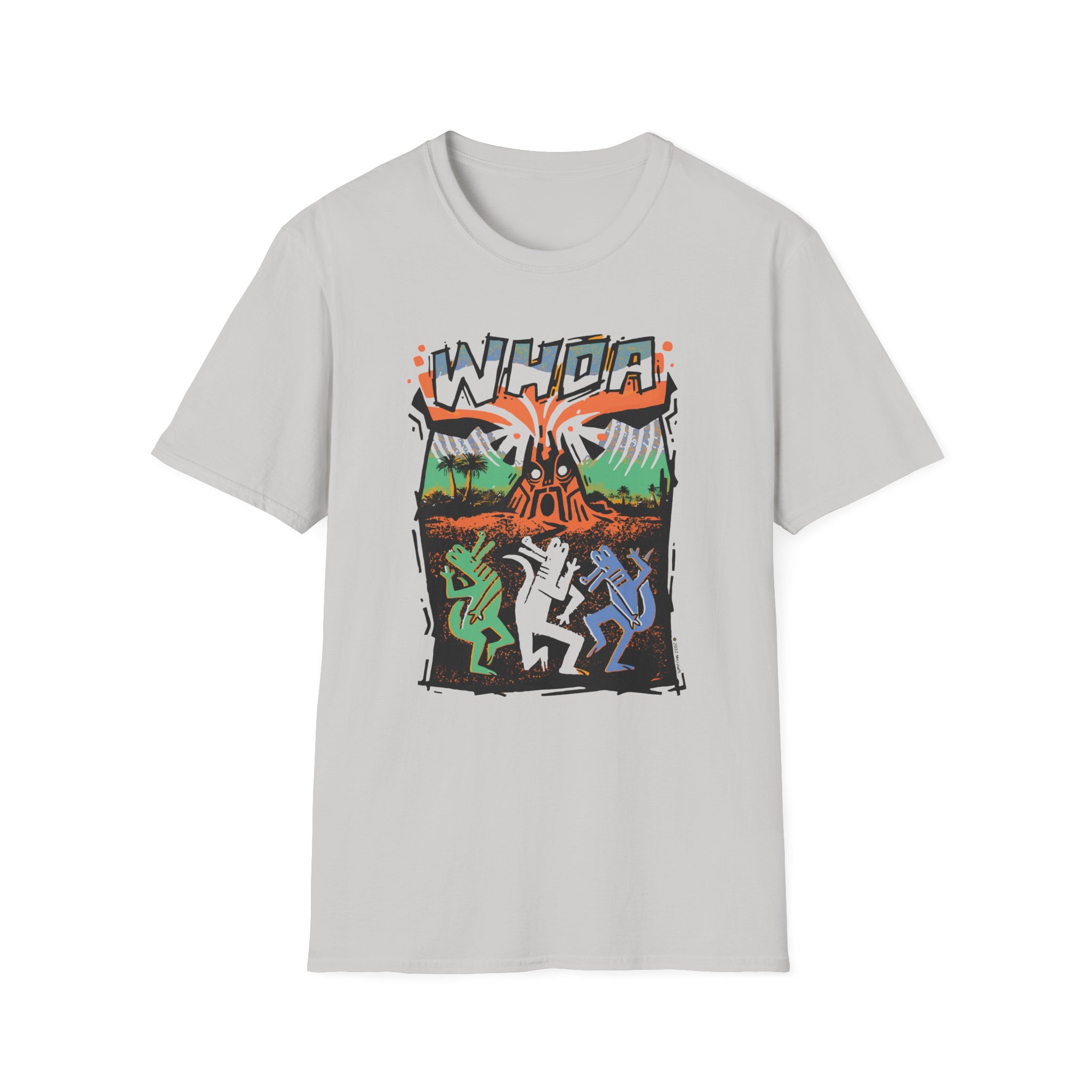 Grounded Max Dino Unisex Softstyle T-Shirt