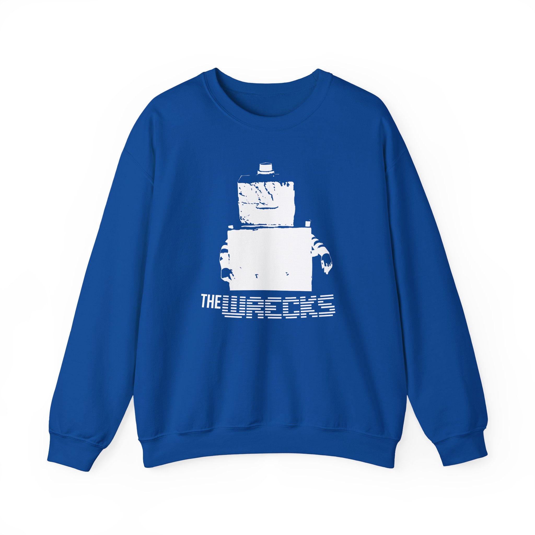 The Wrecks Robot Unisex Heavy Blendâ„¢ Crewneck Sweatshirt