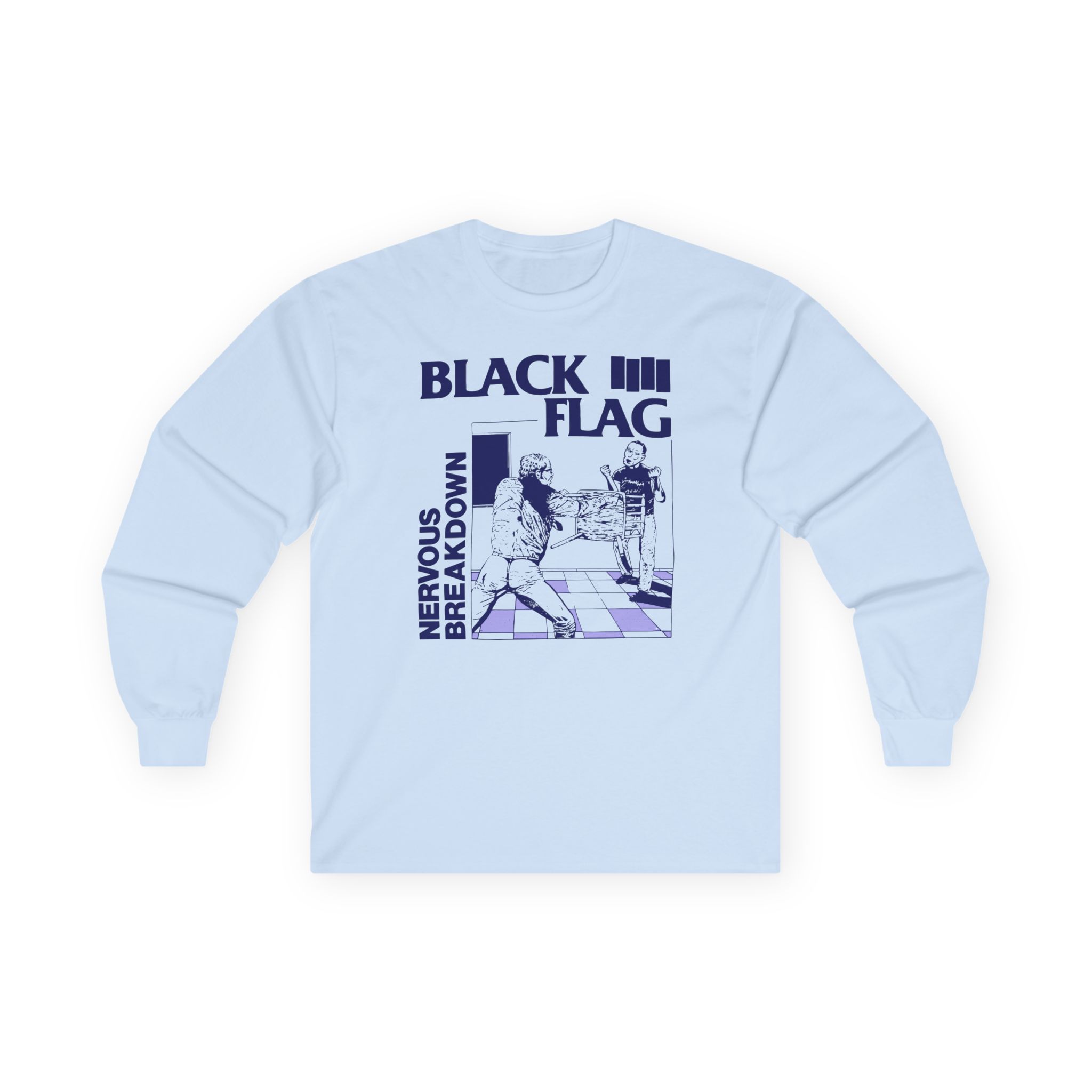 Black Flag Nervous Breakdown Unisex Ultra Cotton Long Sleeve Tee