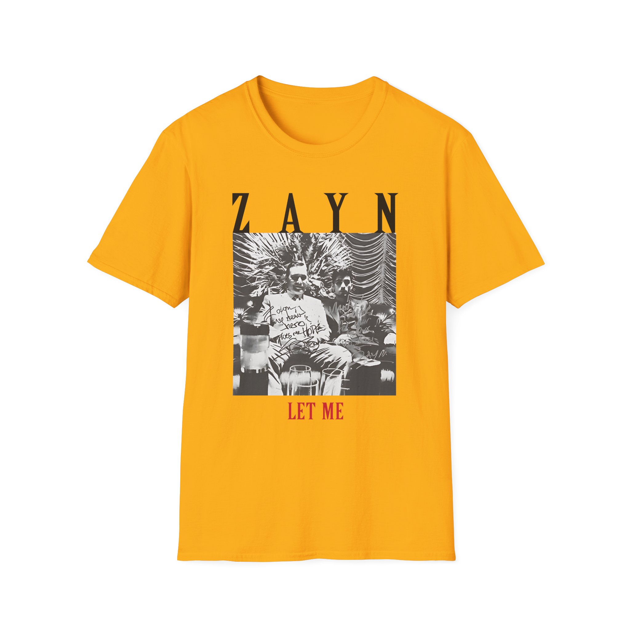 Zayn Malik Let Me Unisex Softstyle T-Shirt