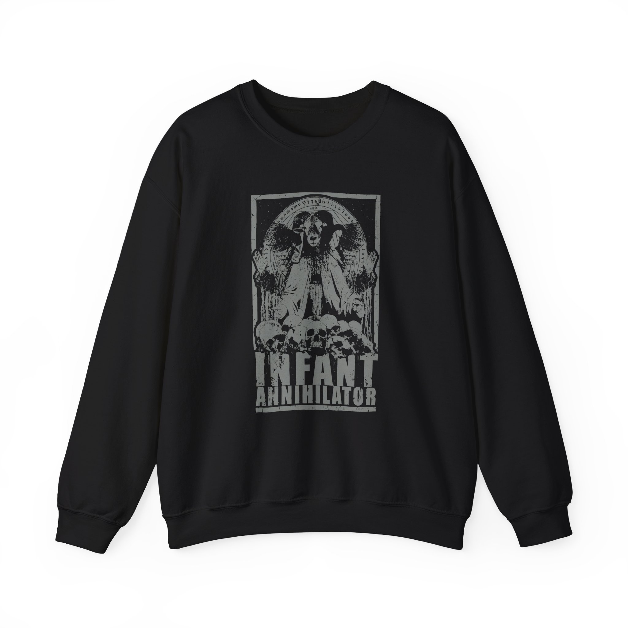 Infant Annihilator Goat Lord Skulls Unisex Heavy Blendâ„¢ Crewneck Sweatshirt