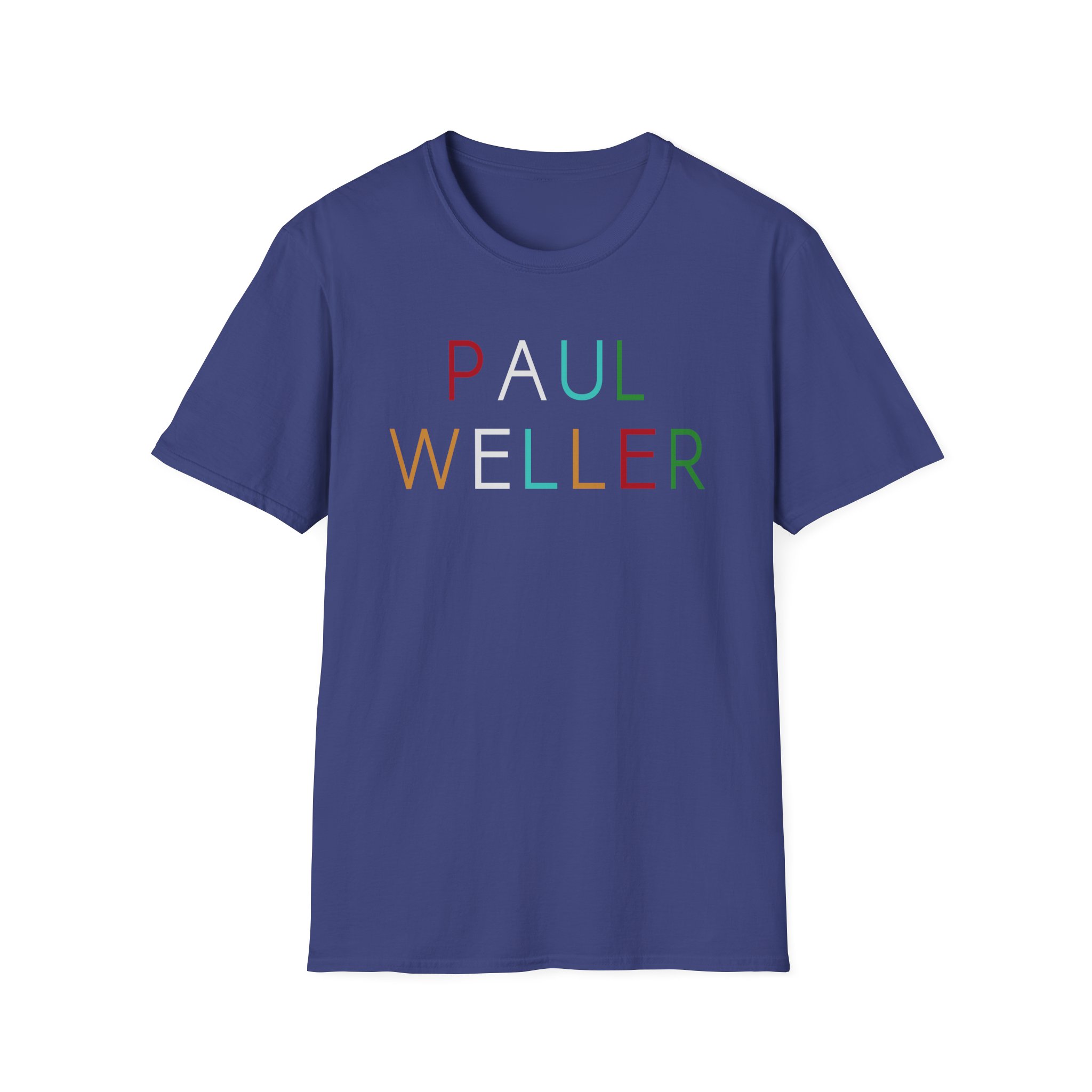 PW Multicolour Logo Unisex Softstyle T-Shirt