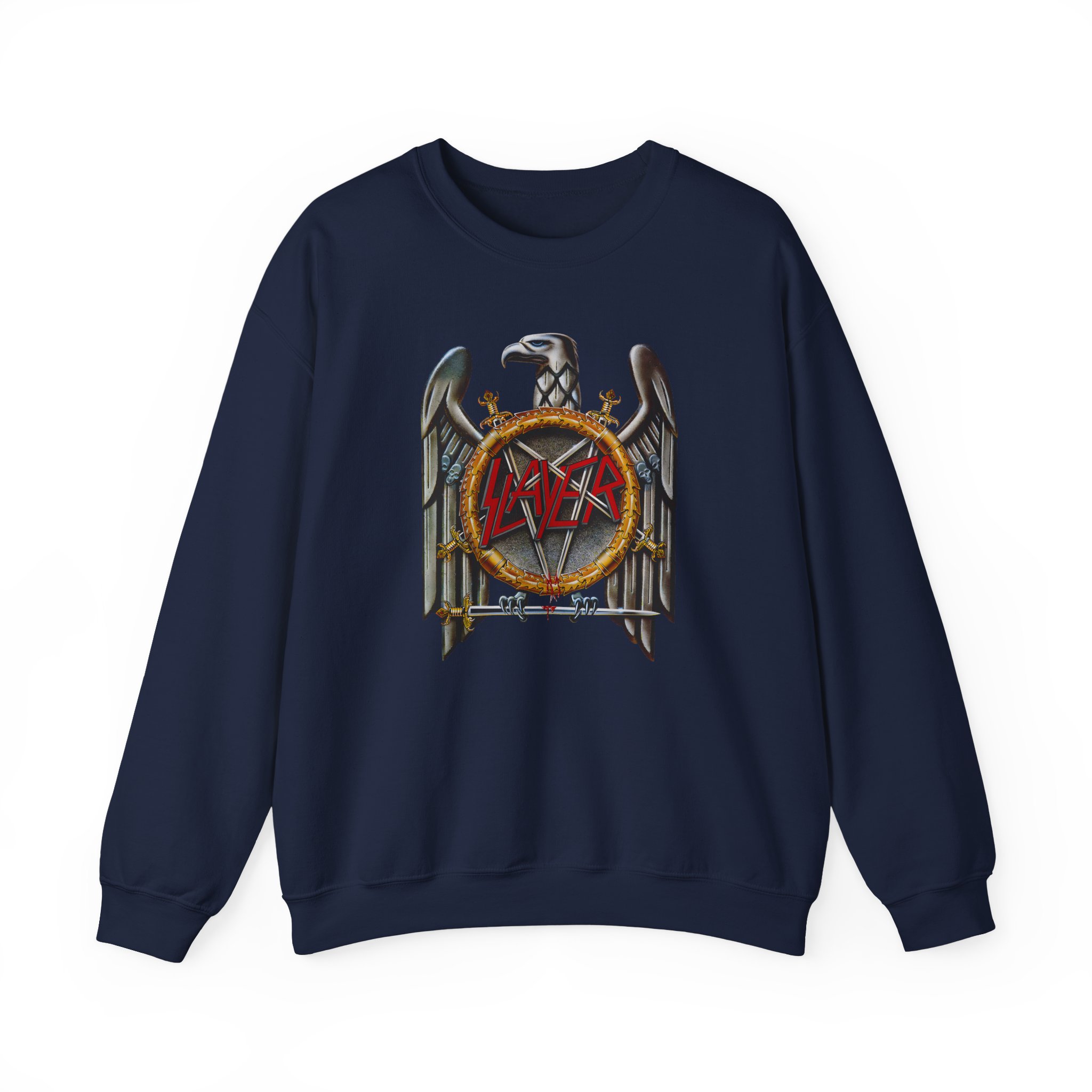 Slayer Silver Eagle Unisex Heavy Blendâ„¢ Crewneck Sweatshirt
