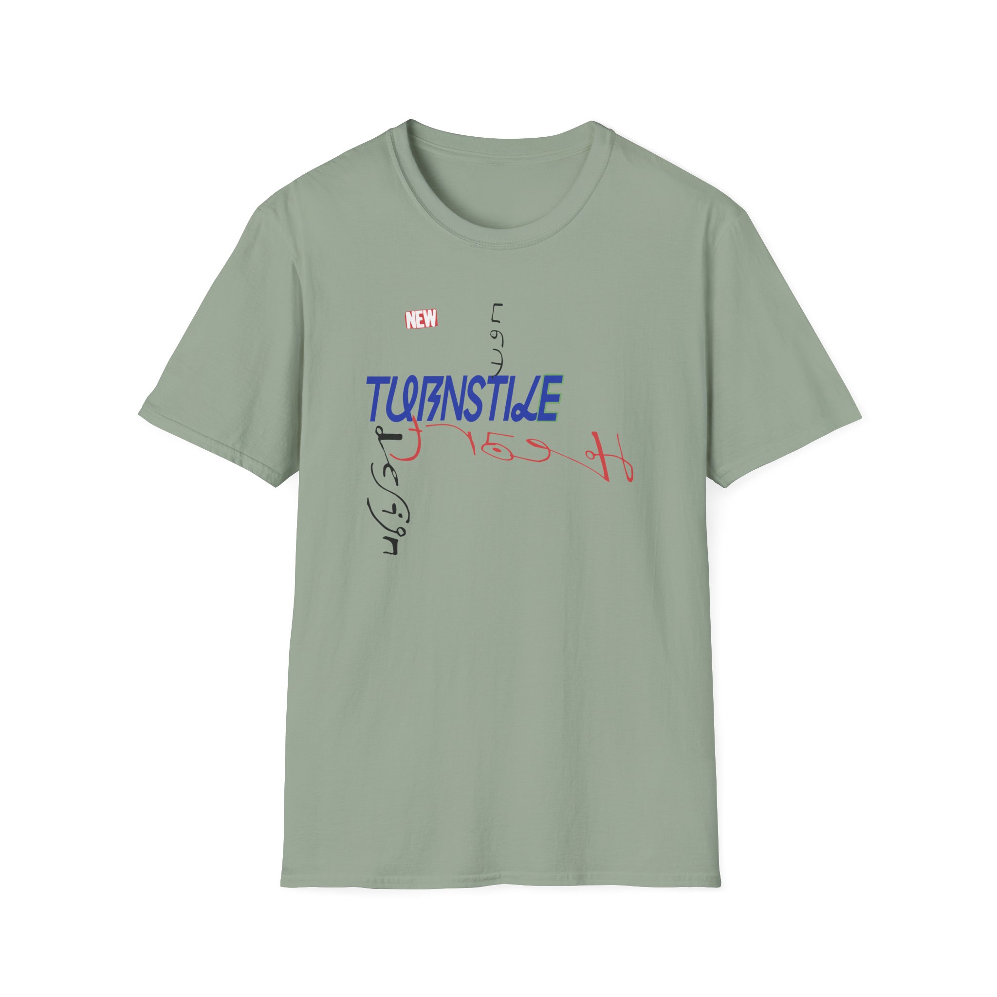 Turnstile New Heart Design Unisex Softstyle T-Shirt