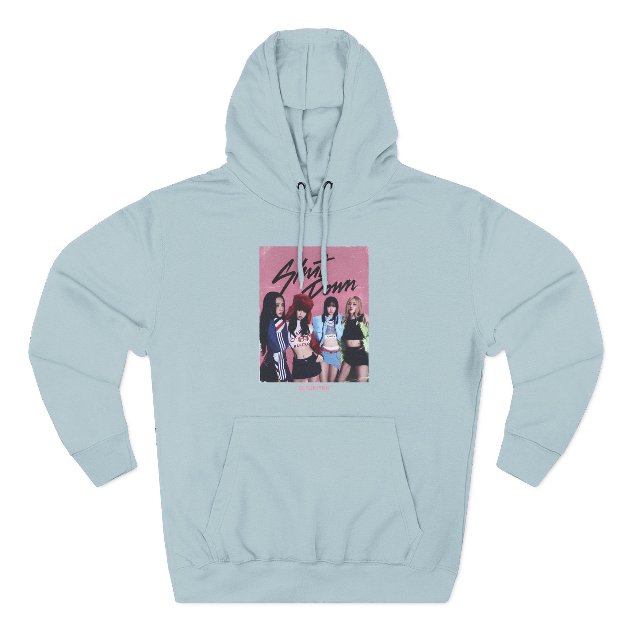 B Shut Down Three-Panel Fleece Hoodie
